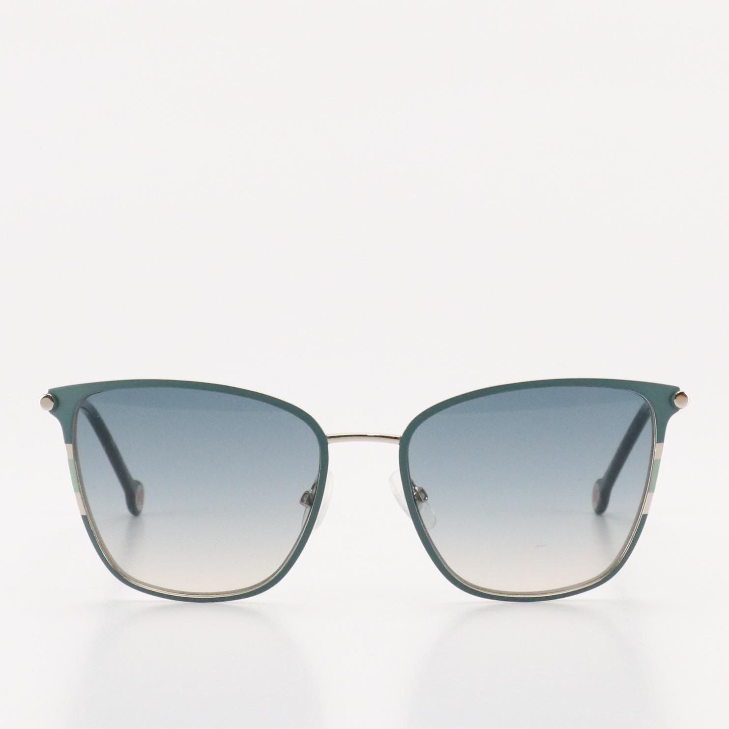 Carolina Herrera CH 0030/S Sunglasses in Blue/Silver with Case