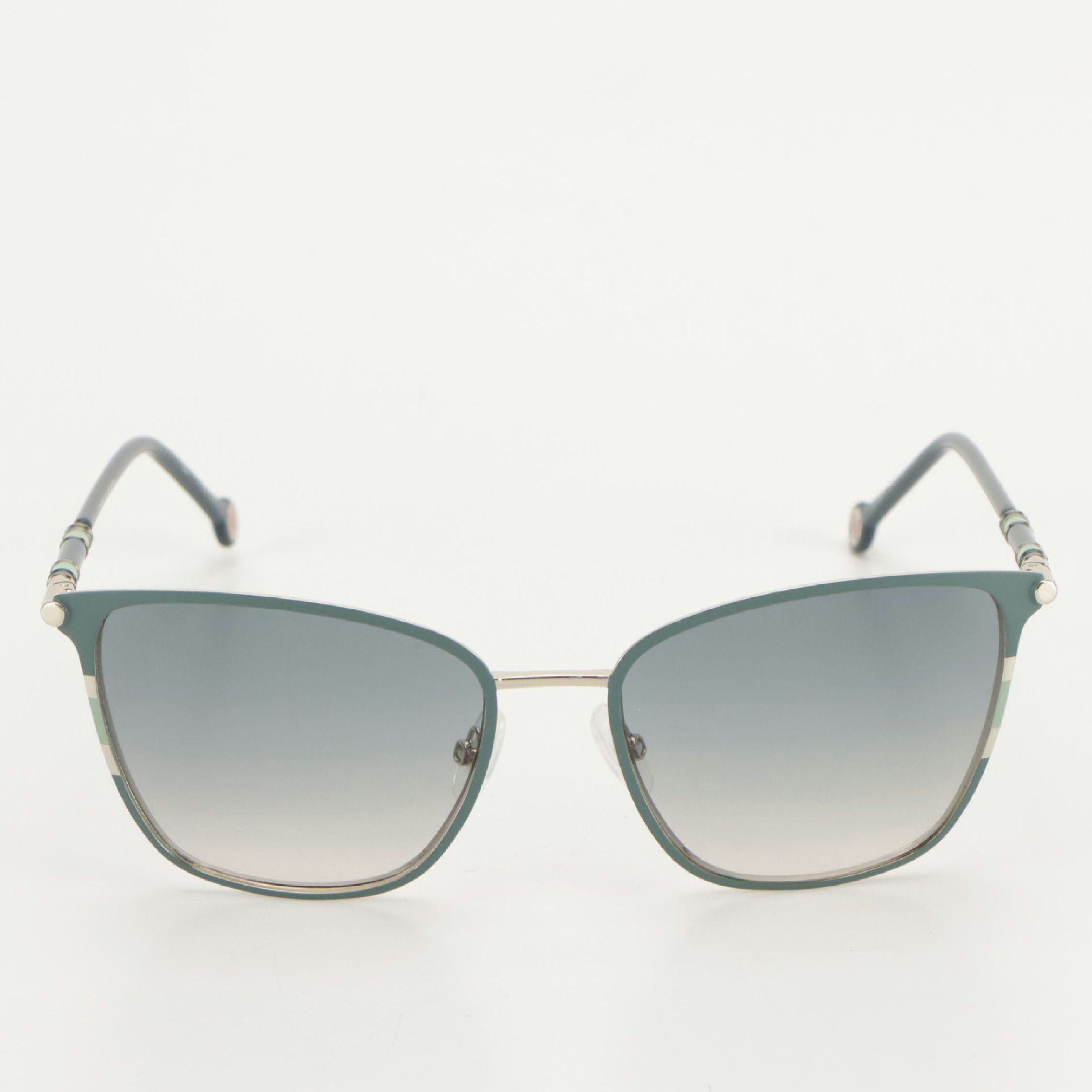 Carolina Herrera CH 0030/S Sunglasses in Blue/Silver with Case