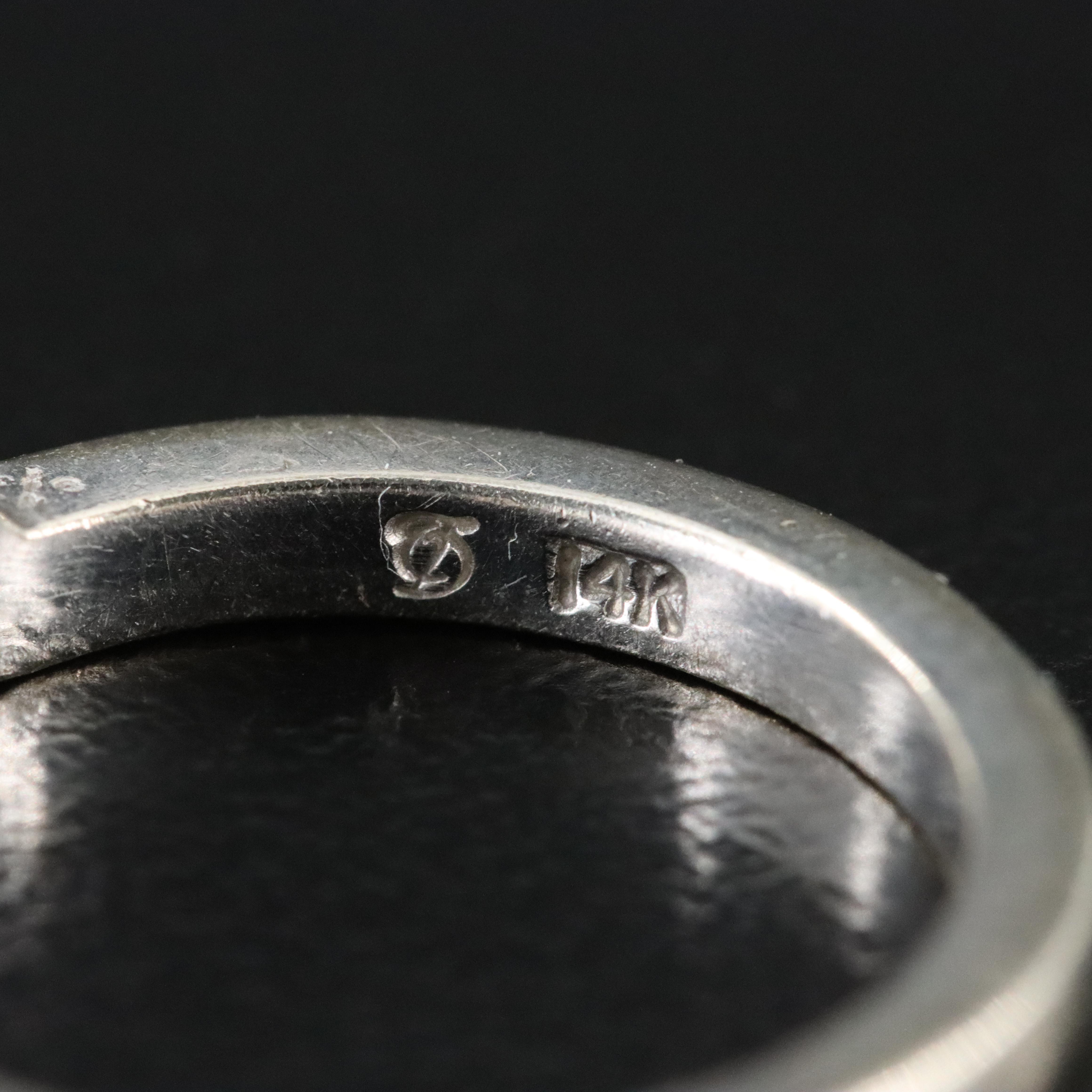 14K Pink Sapphire Contour Band