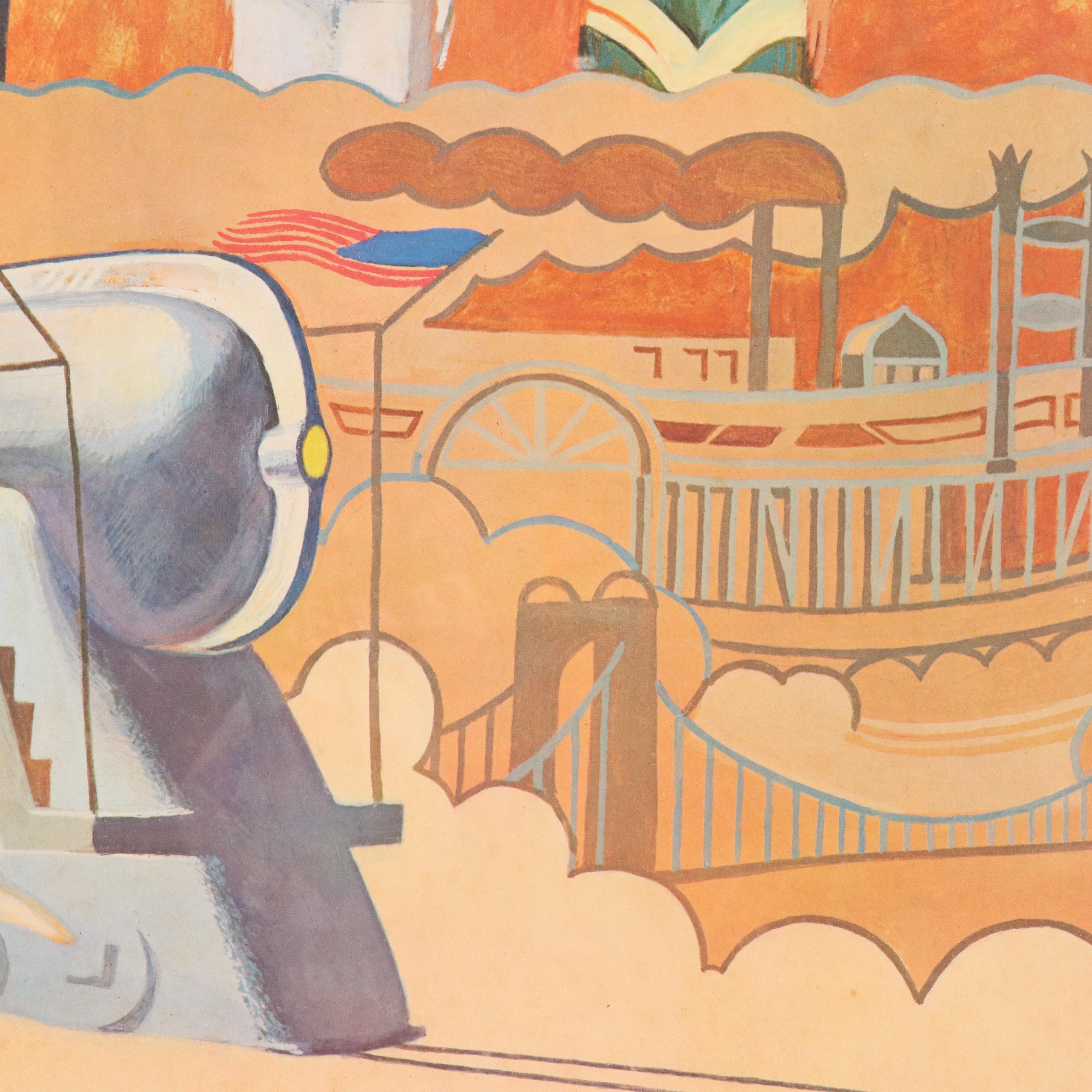 Offset Lithograph After Marlene Steele "Cincinnati Remembers," 1980