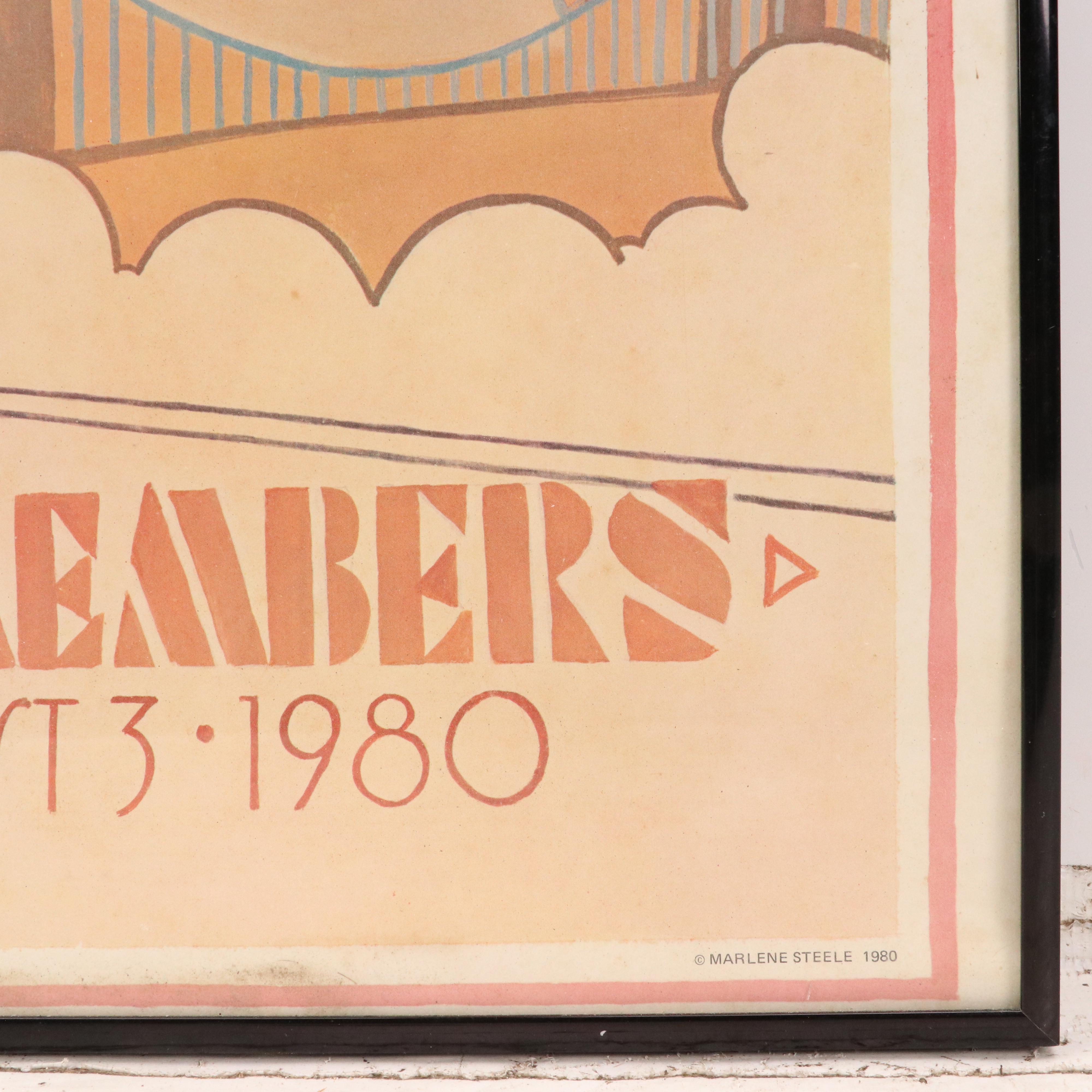 Offset Lithograph After Marlene Steele "Cincinnati Remembers," 1980