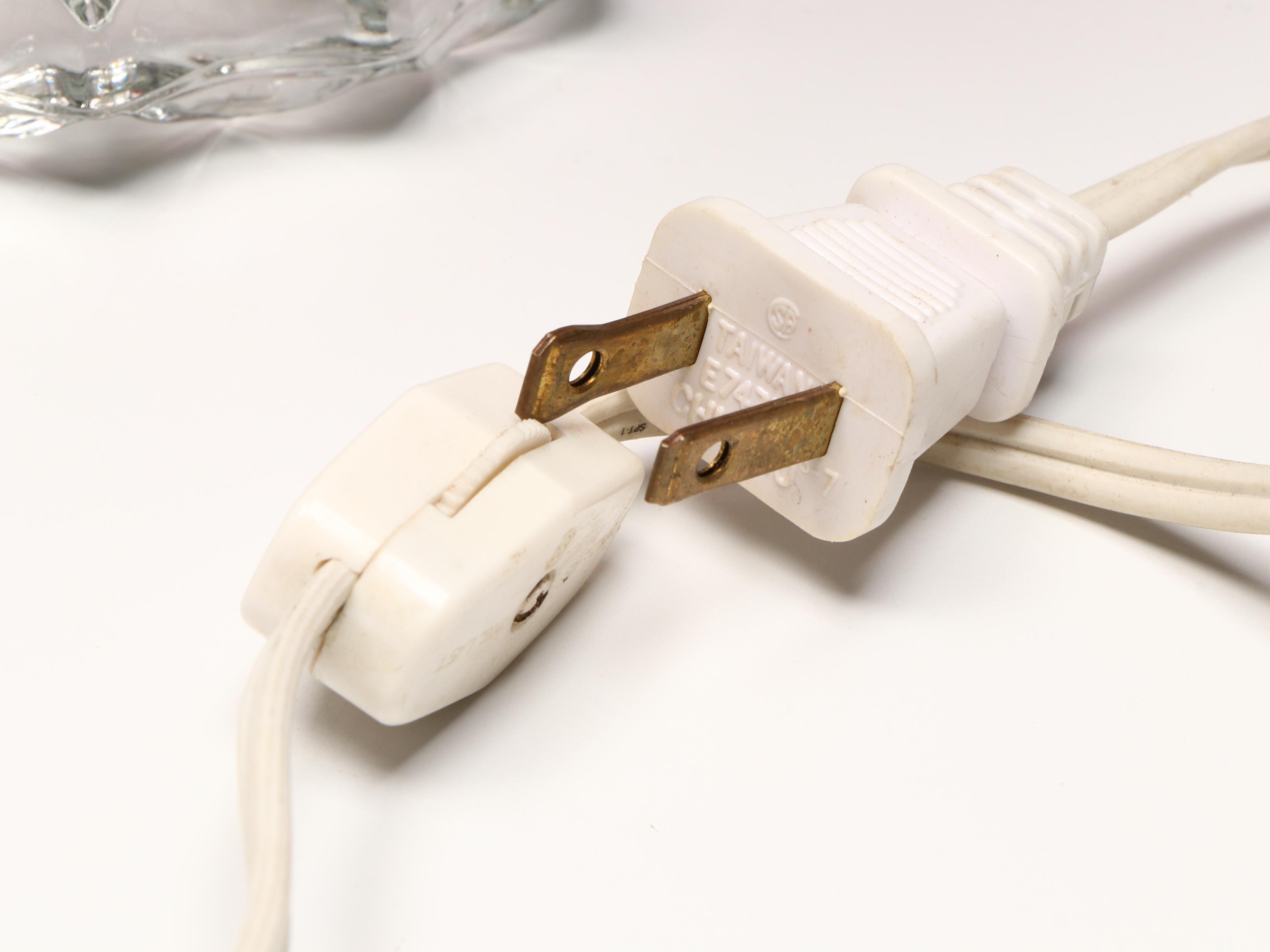 Michelloti Style Boudoir and Table Lamps with Cranberry Pink Glass Shades