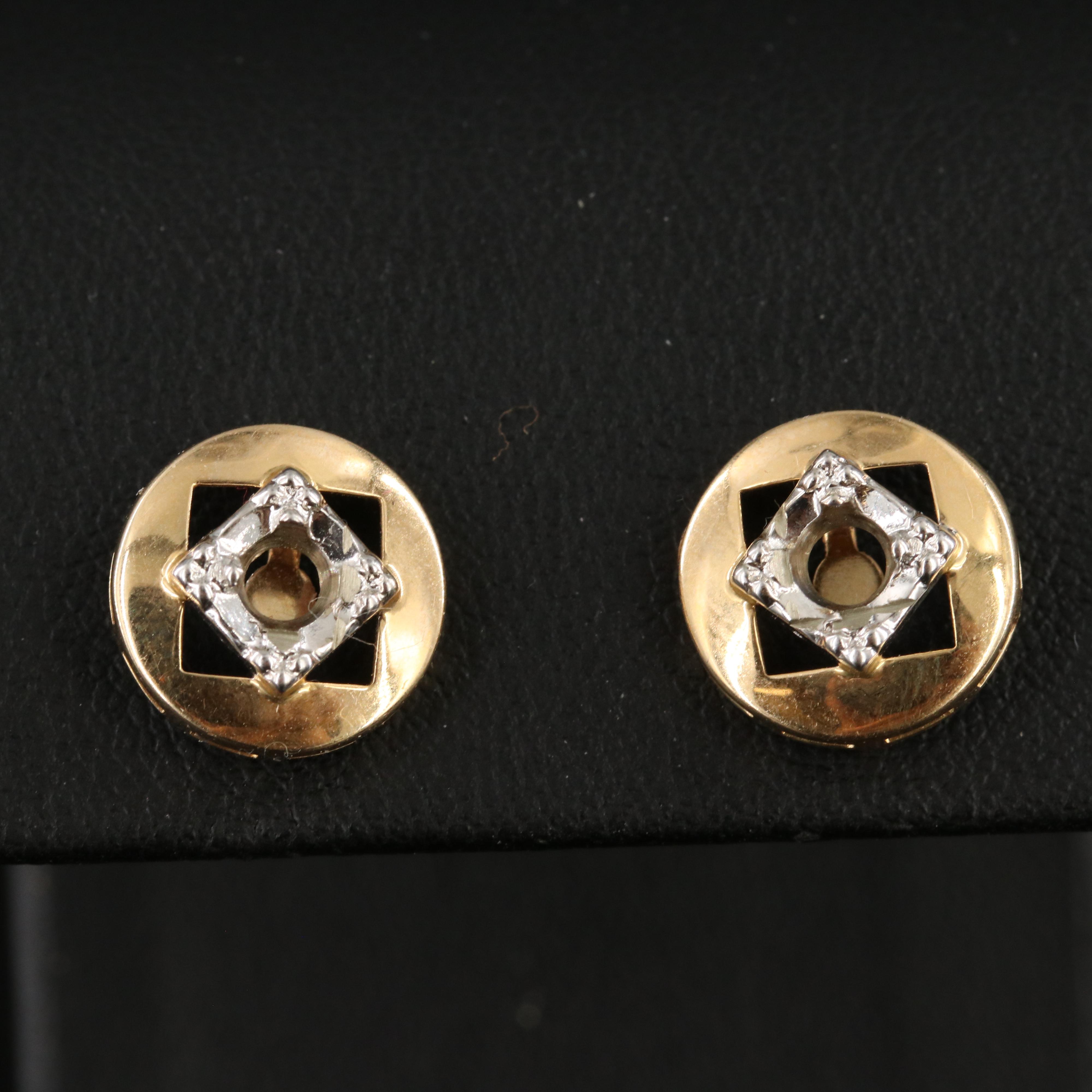 Scrap 14K Earring Mountings