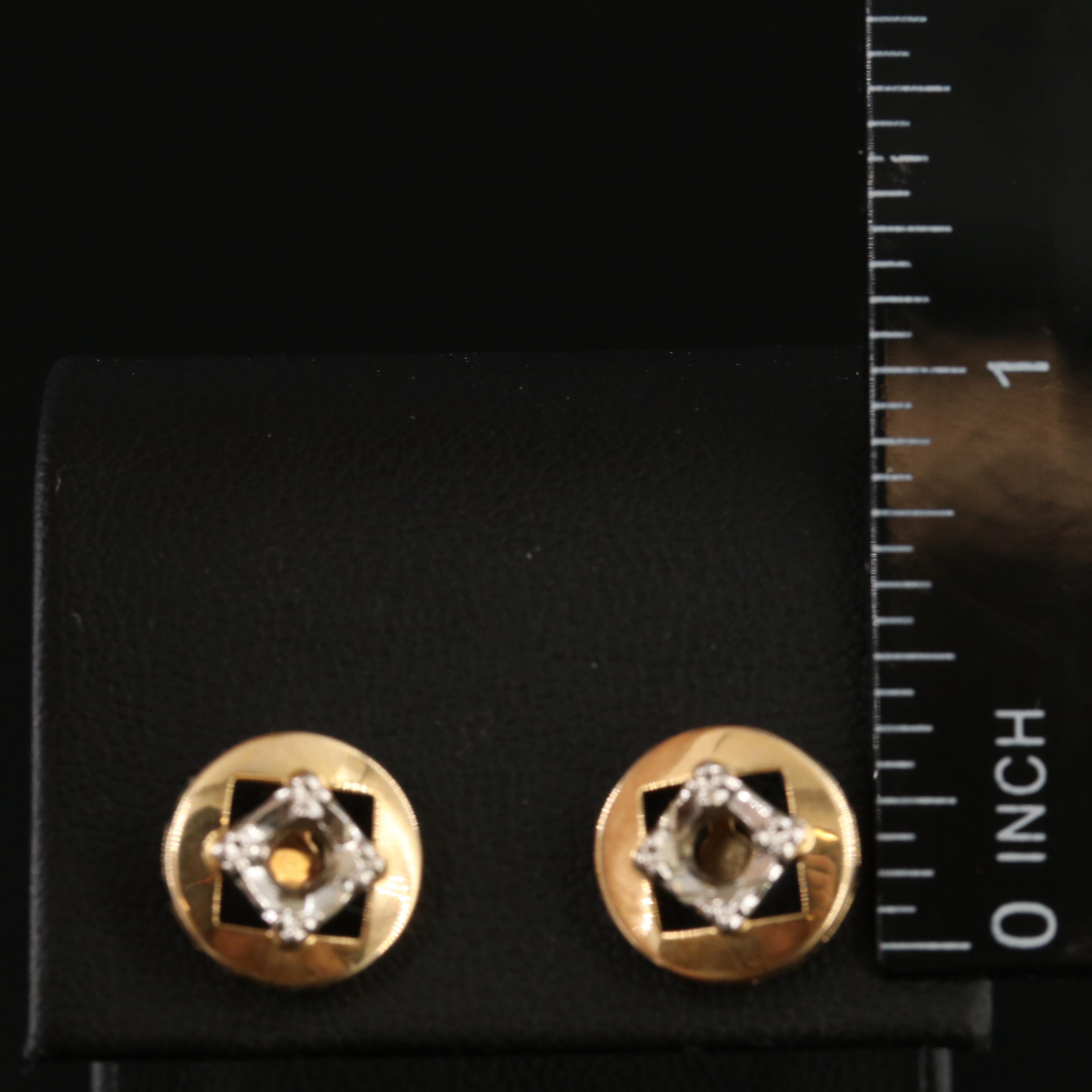 Scrap 14K Earring Mountings