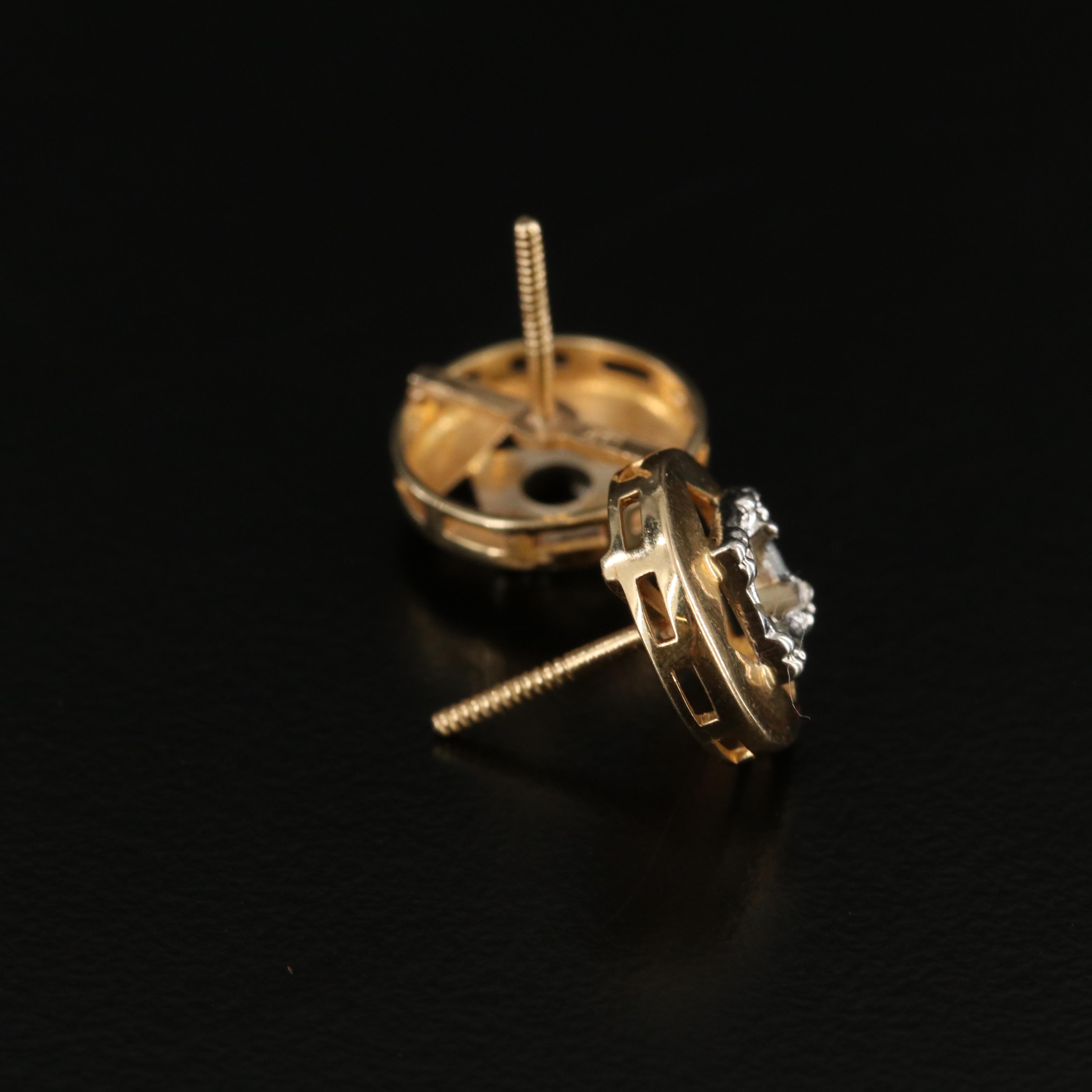 Scrap 14K Earring Mountings