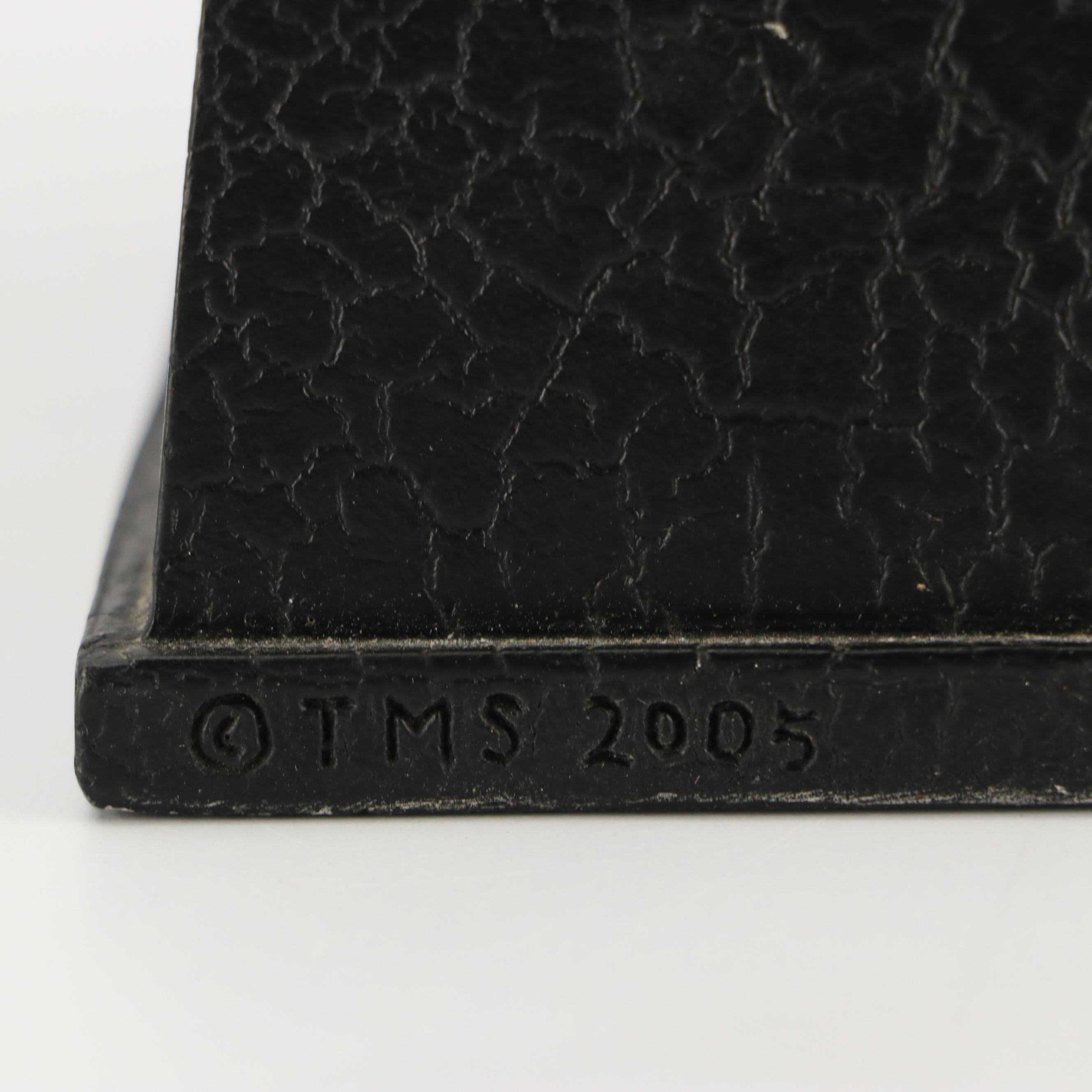 TMS Silver Gilt Resin Crossed Fingers Figure, 2005