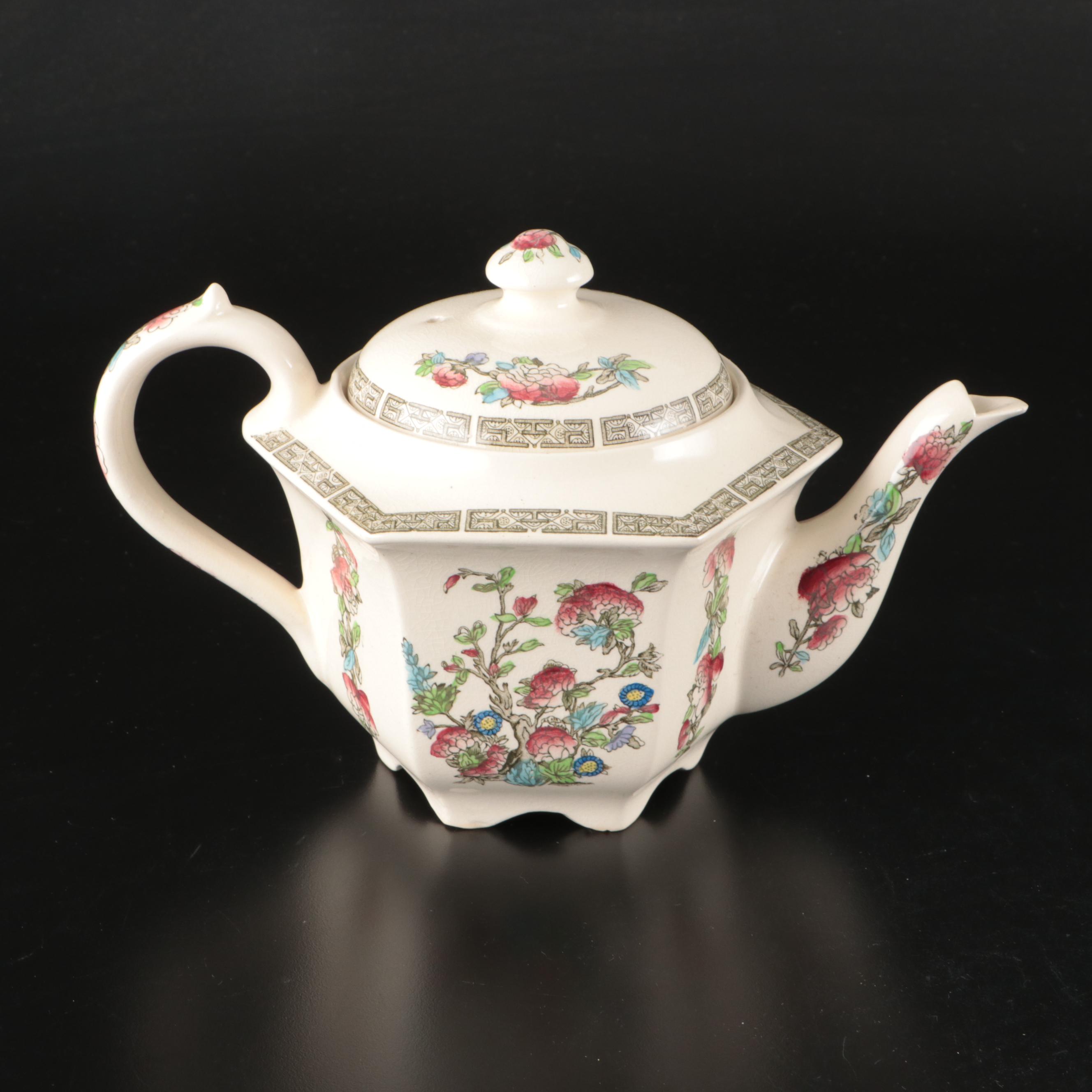 Warwick Ceramic Lidded Serving Dish and Plates and Other Chinoiserie Dinnerware