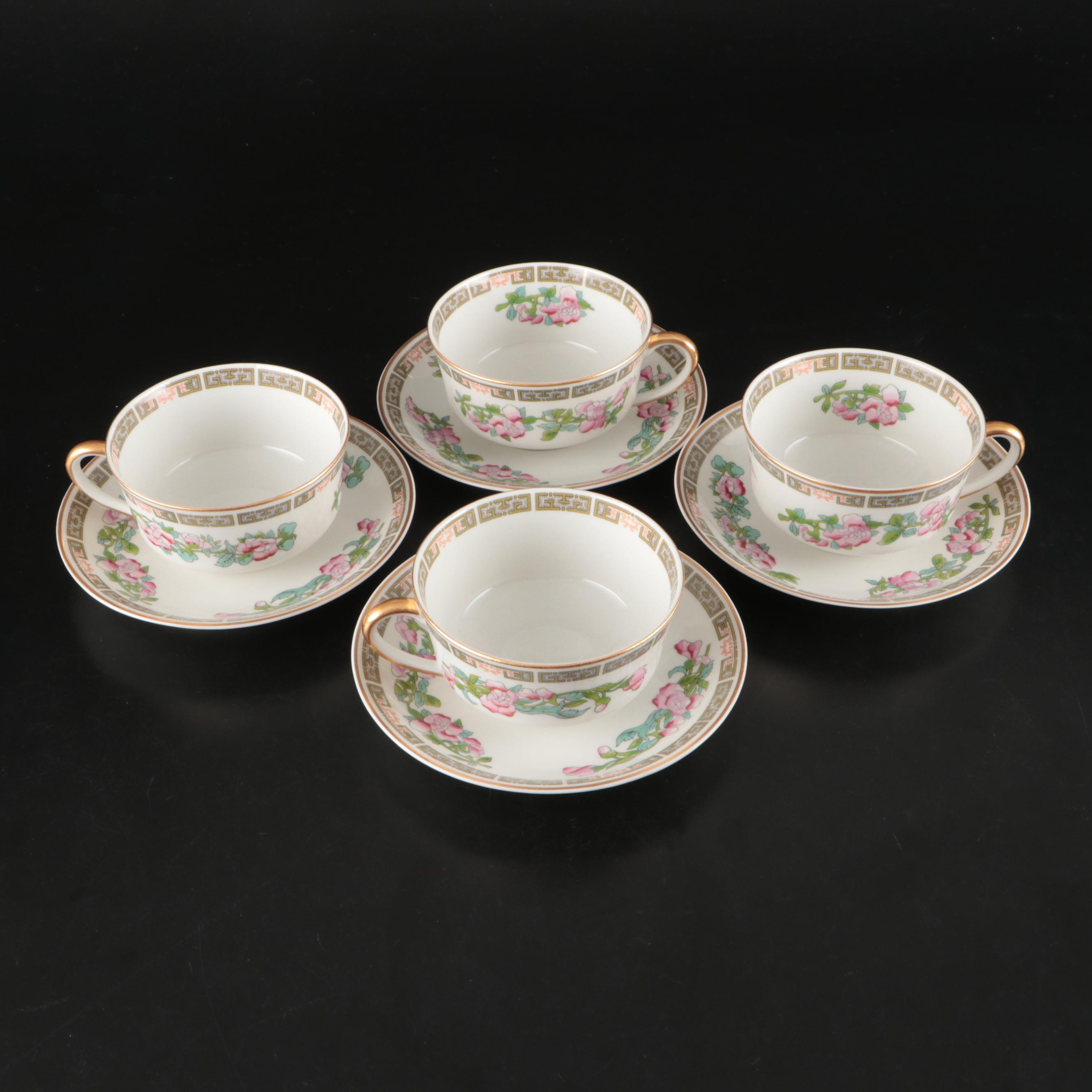 Warwick Ceramic Lidded Serving Dish and Plates and Other Chinoiserie Dinnerware