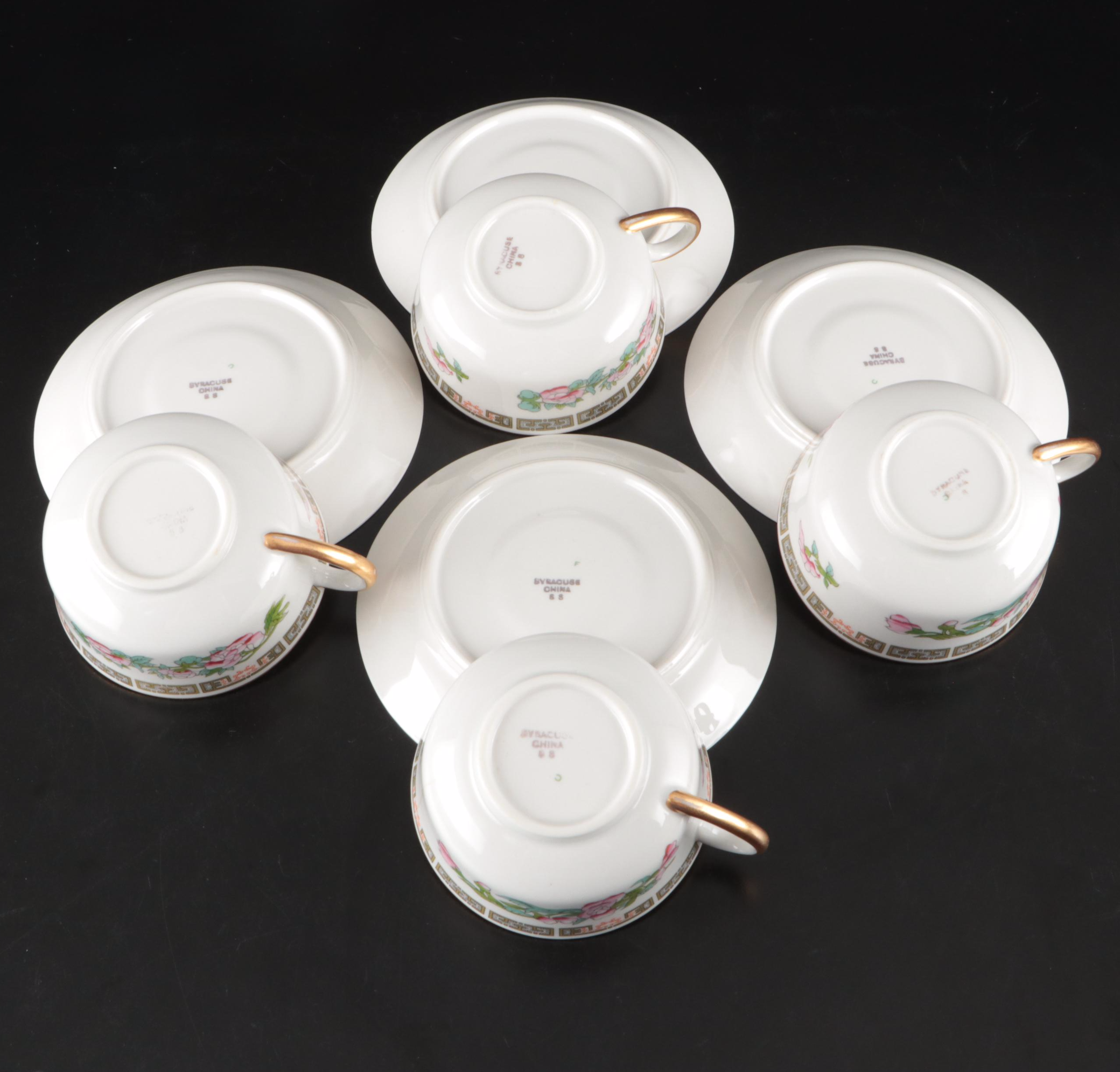 Warwick Ceramic Lidded Serving Dish and Plates and Other Chinoiserie Dinnerware