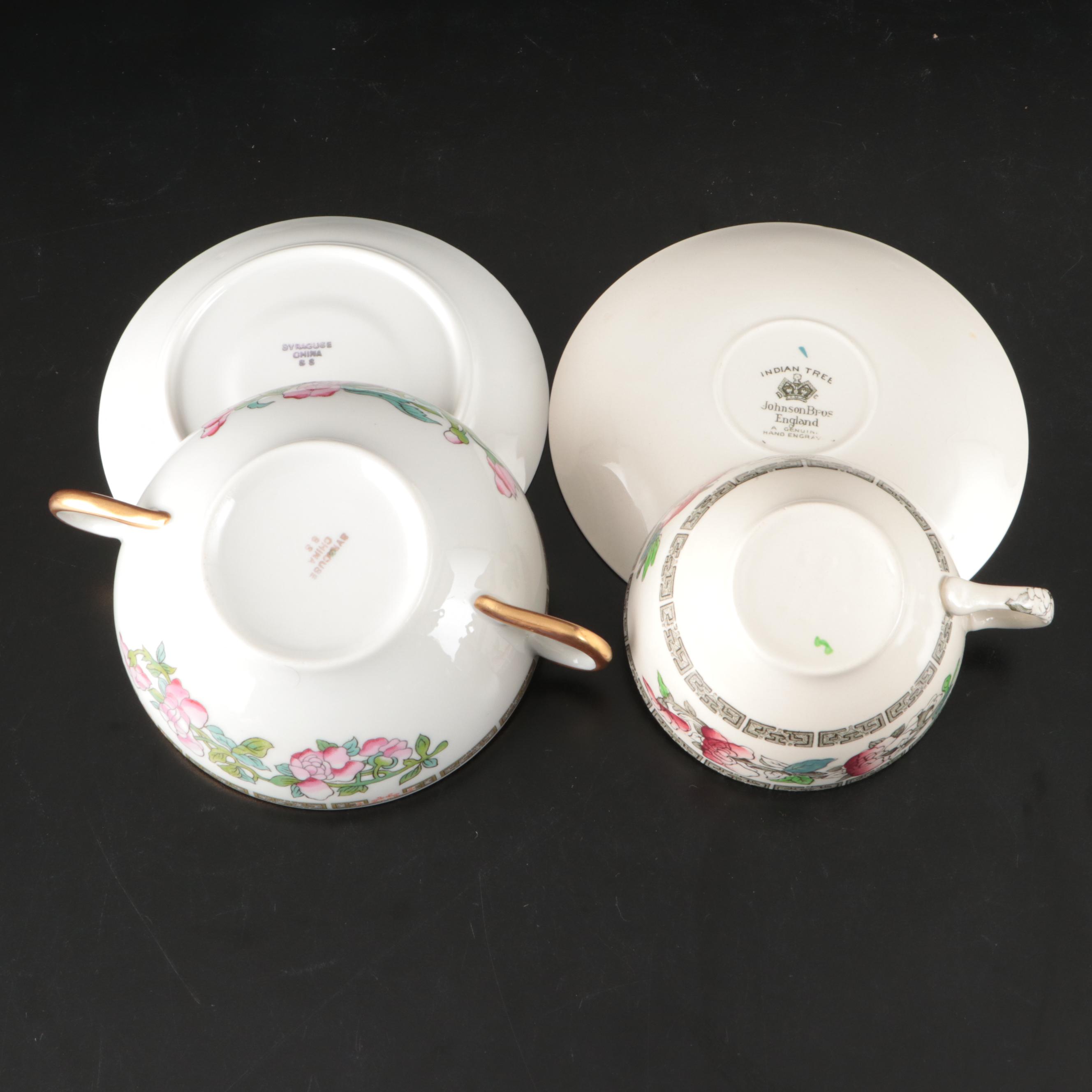 Warwick Ceramic Lidded Serving Dish and Plates and Other Chinoiserie Dinnerware