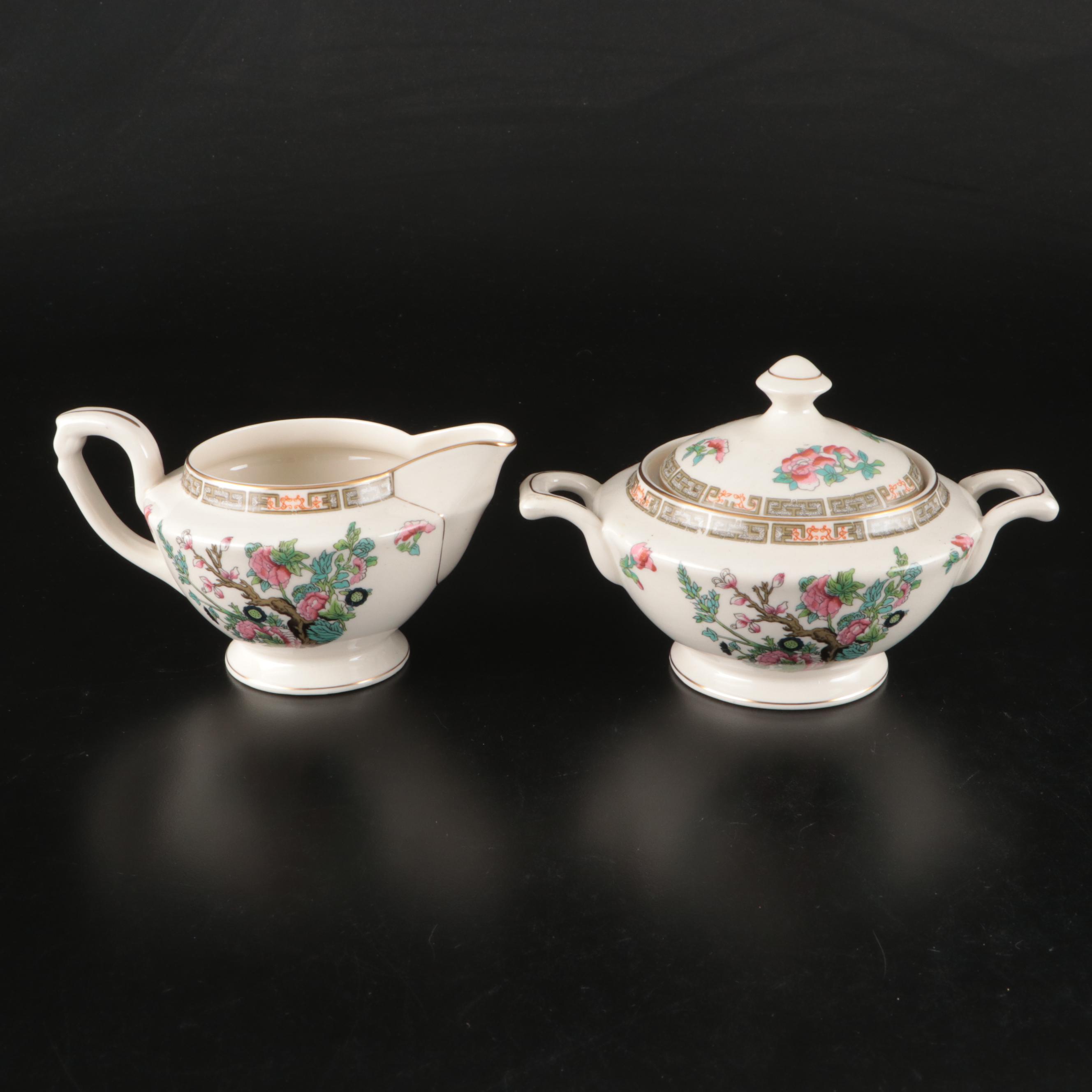 Warwick Ceramic Lidded Serving Dish and Plates and Other Chinoiserie Dinnerware