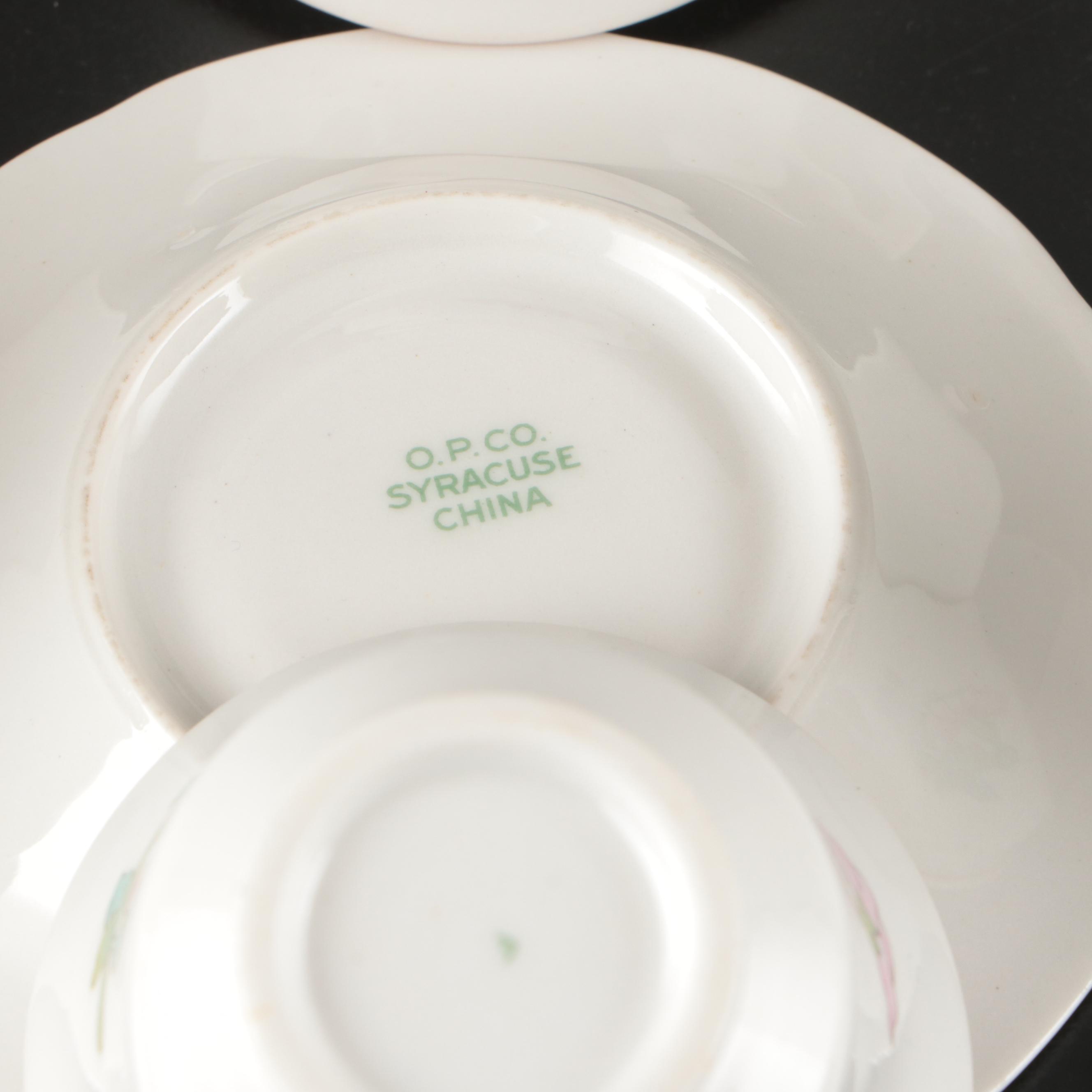 Warwick Ceramic Lidded Serving Dish and Plates and Other Chinoiserie Dinnerware