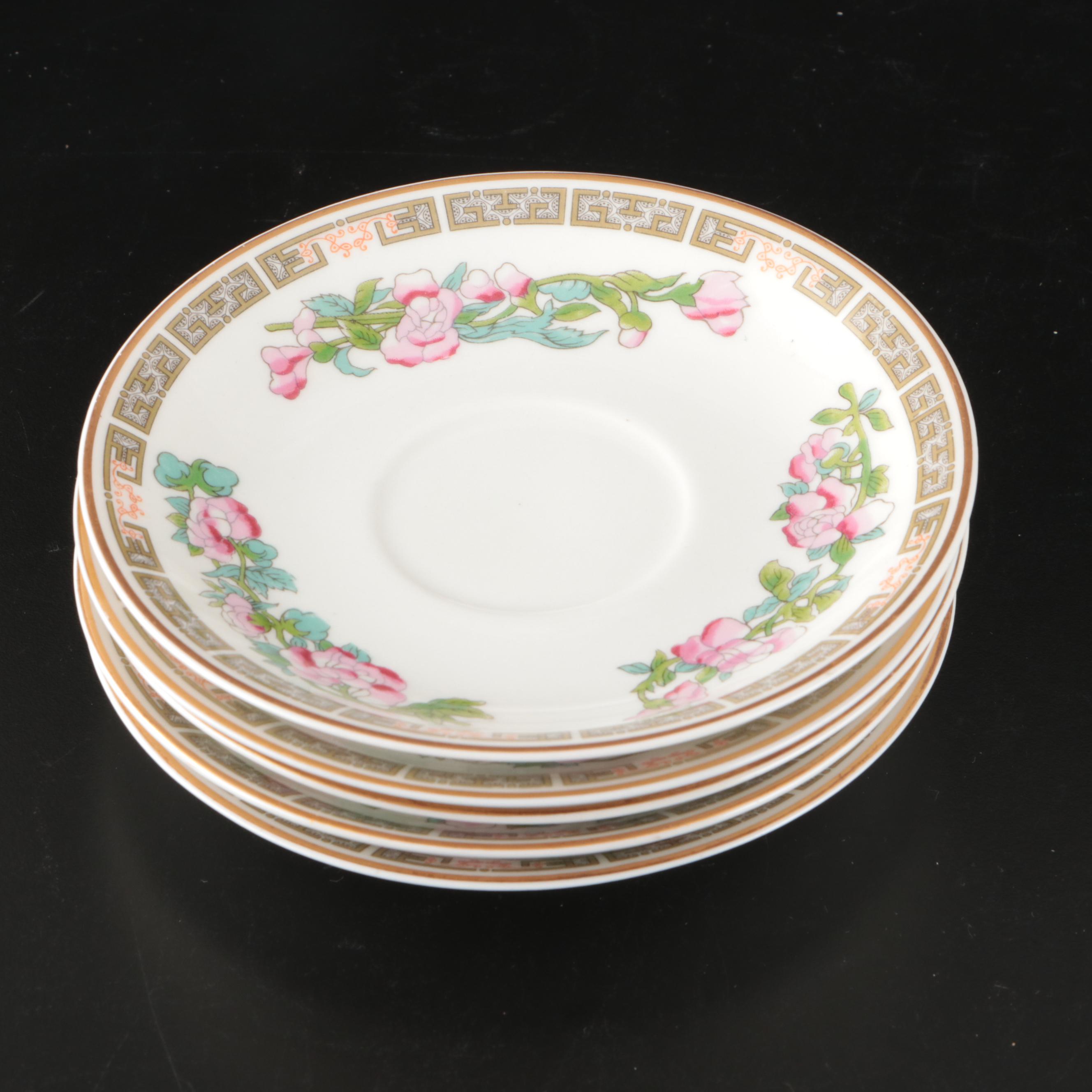 Warwick Ceramic Lidded Serving Dish and Plates and Other Chinoiserie Dinnerware