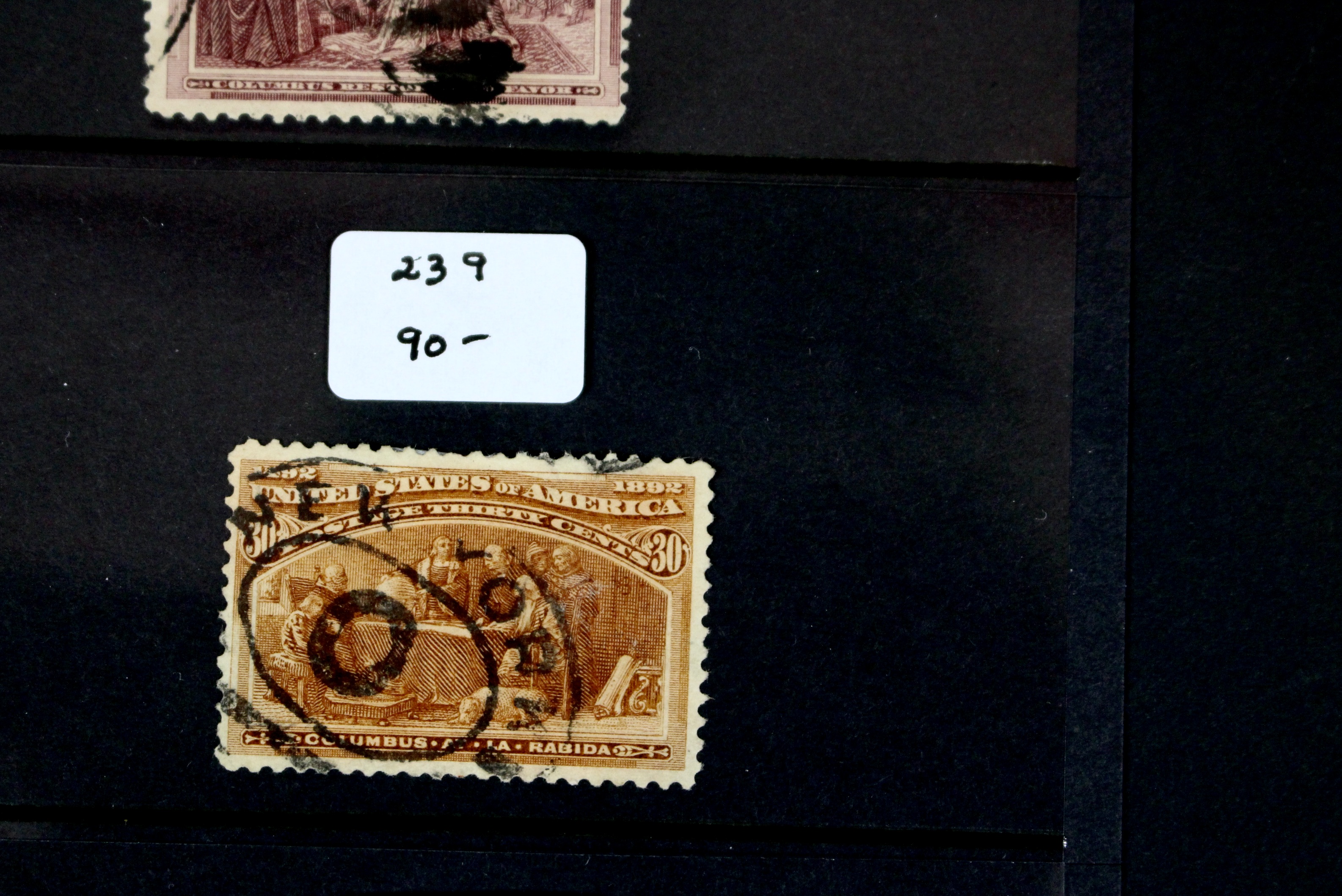 Fifteen Columbian and Trans-Mississippi Used Postage Stamps, 1890s