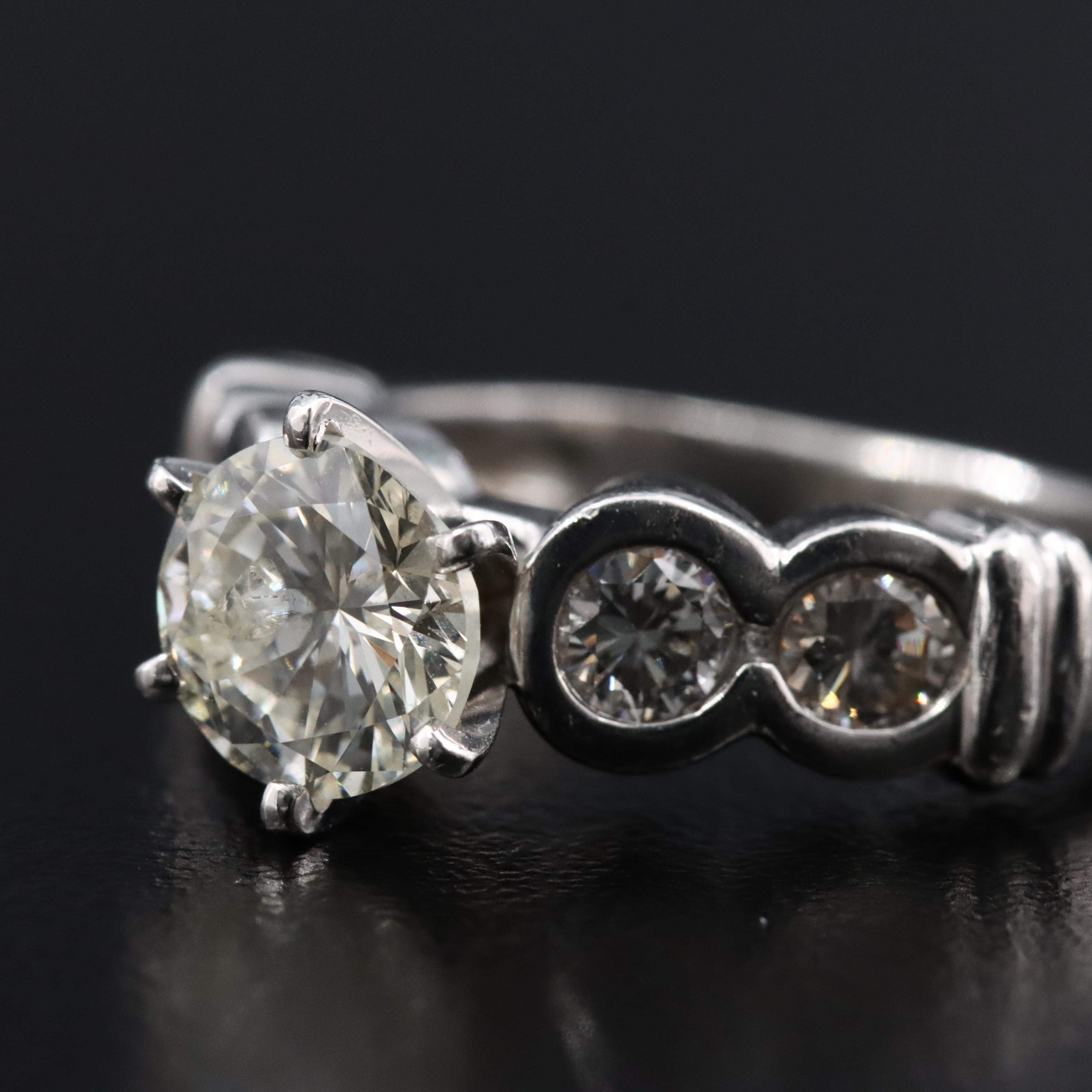 Platinum 1.49 CTW Diamond Ring