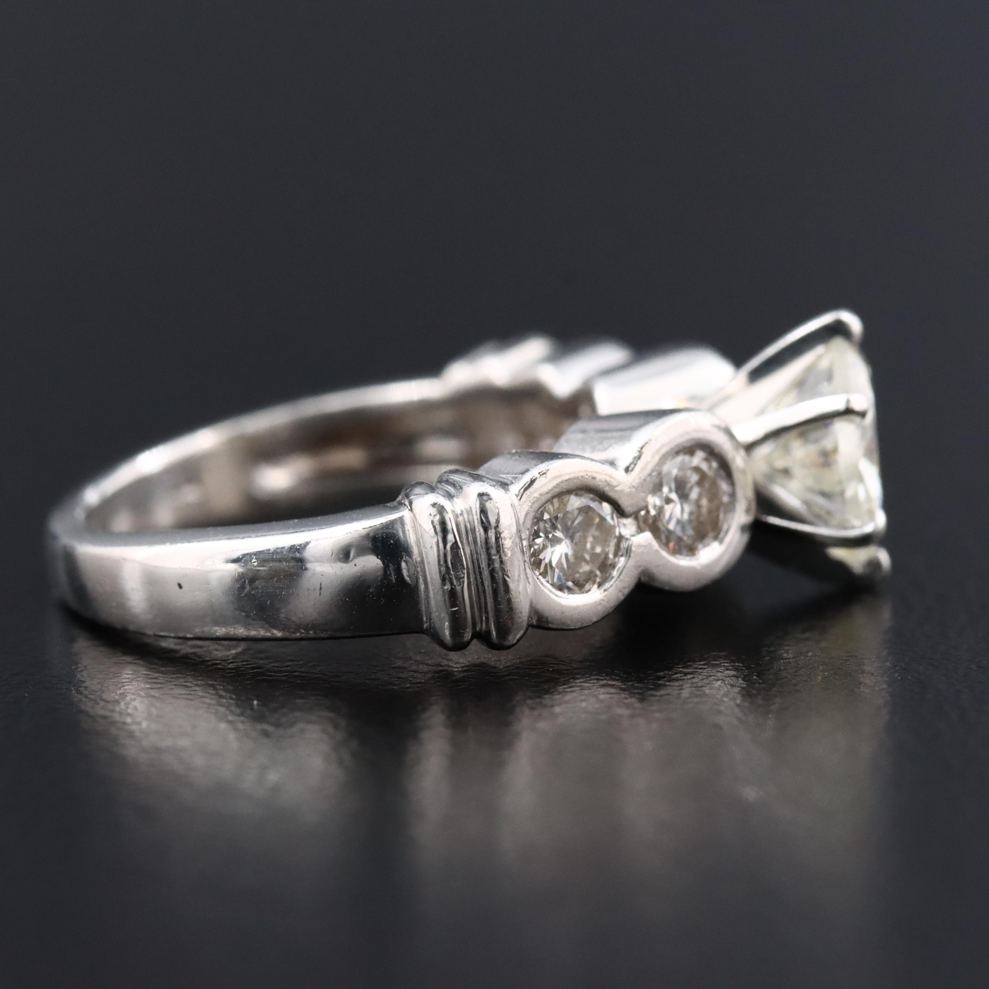 Platinum 1.49 CTW Diamond Ring