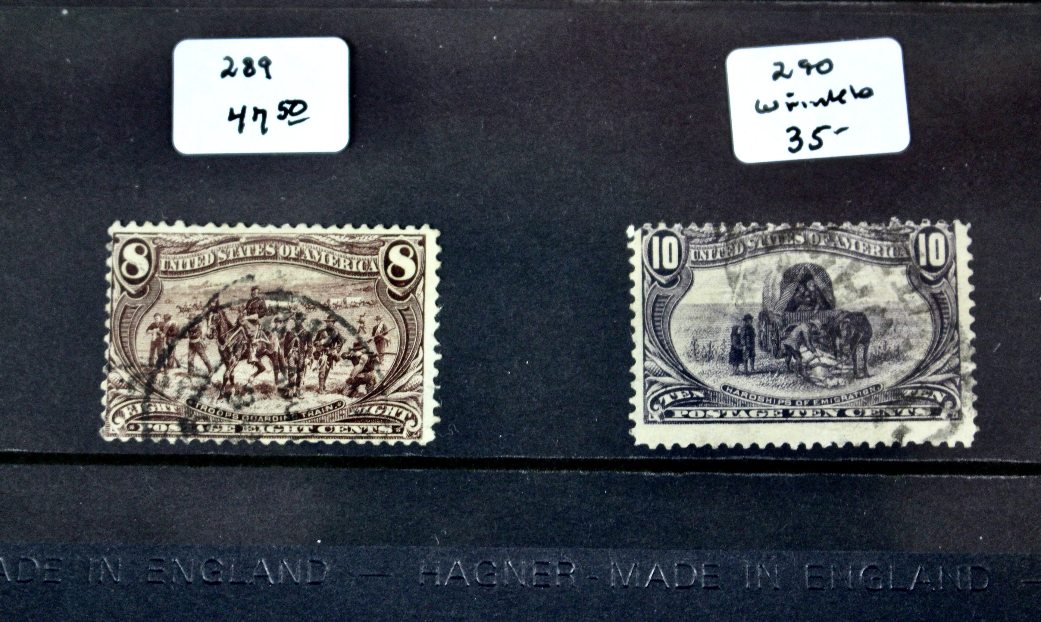 Fifteen Columbian and Trans-Mississippi Used Postage Stamps, 1890s