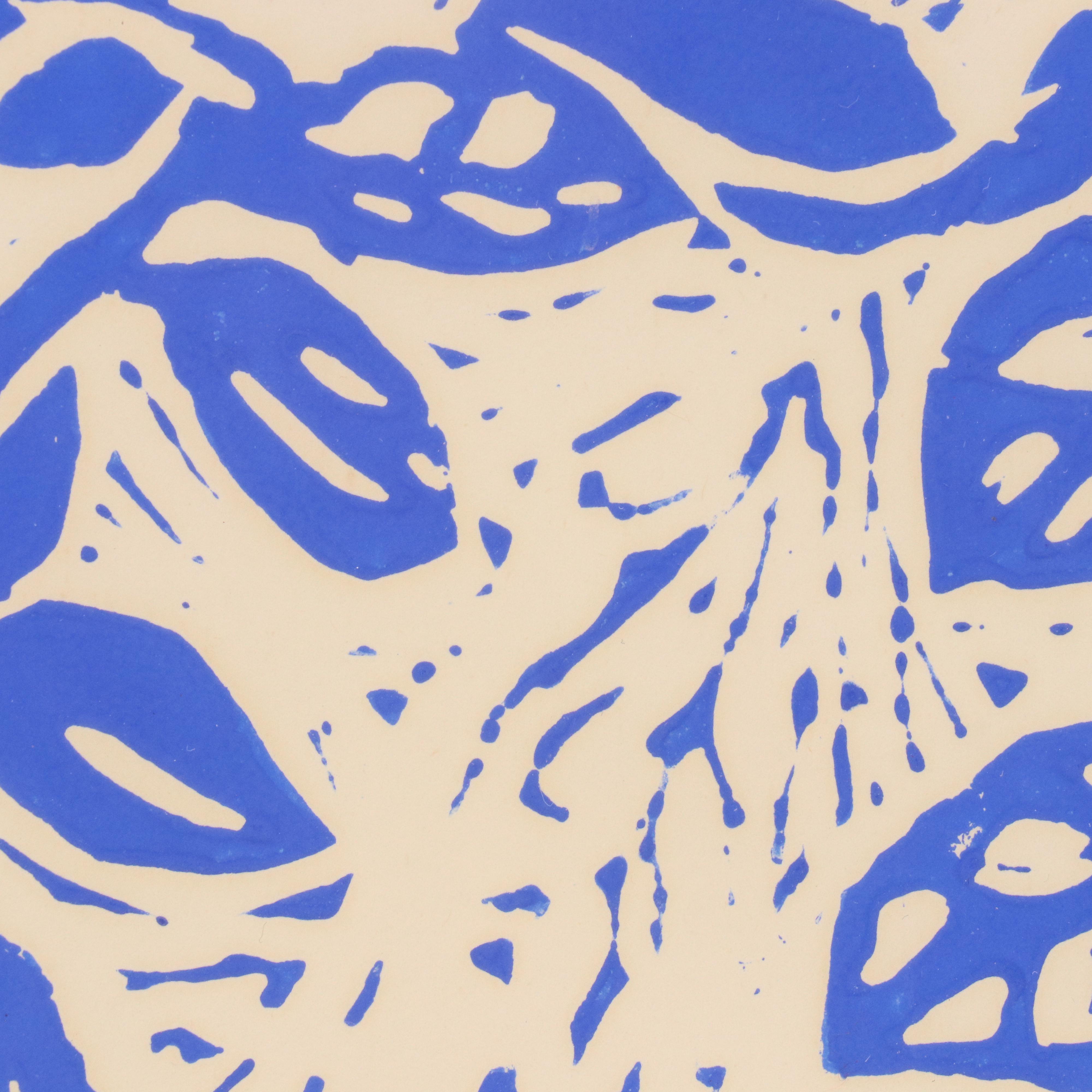 Woodcut Exhibition Poster After Inari Krohn for Galerie Artek