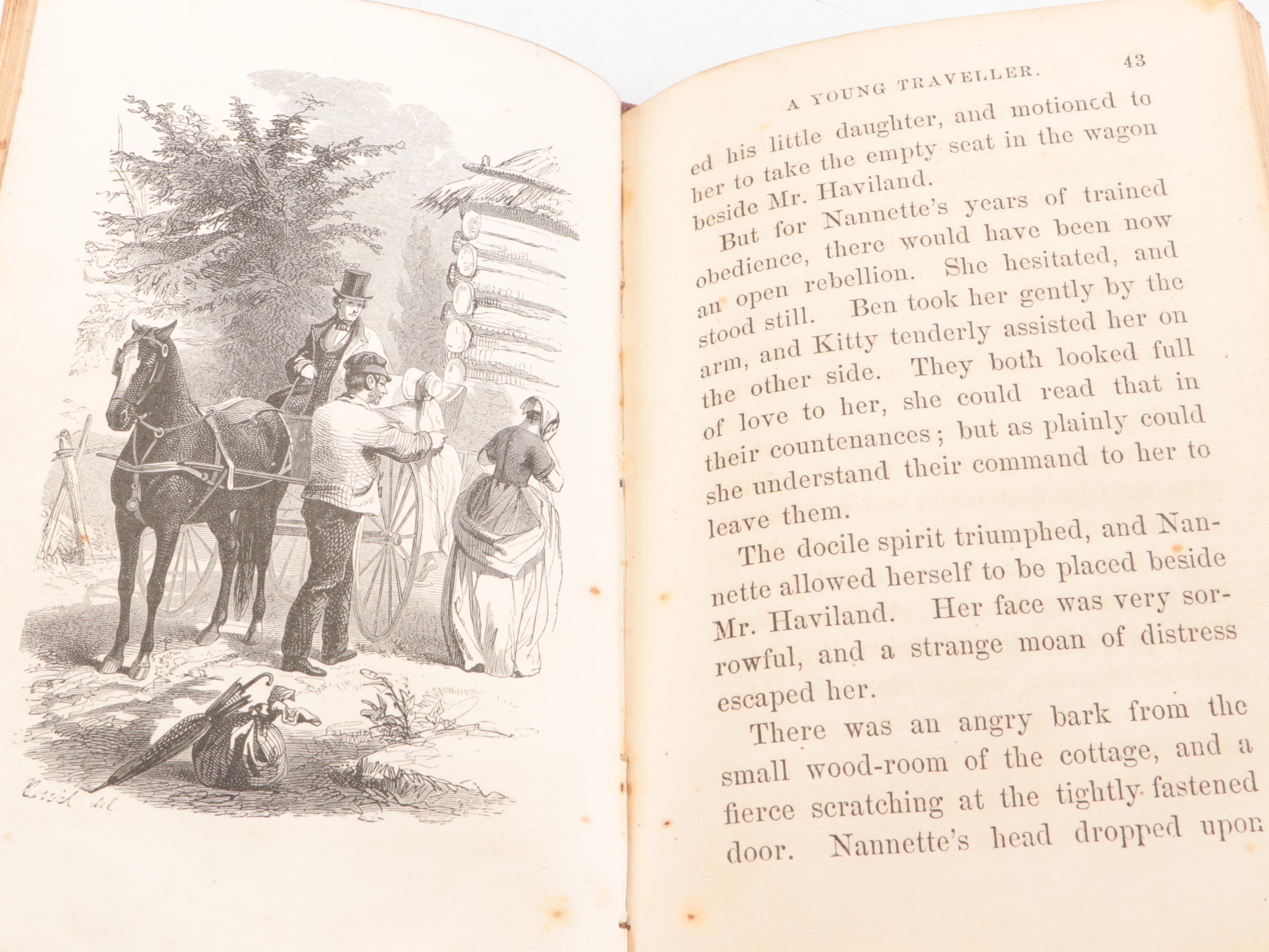 Illustrated "The Woodman's Nannette" by Sarah Baker, 1862