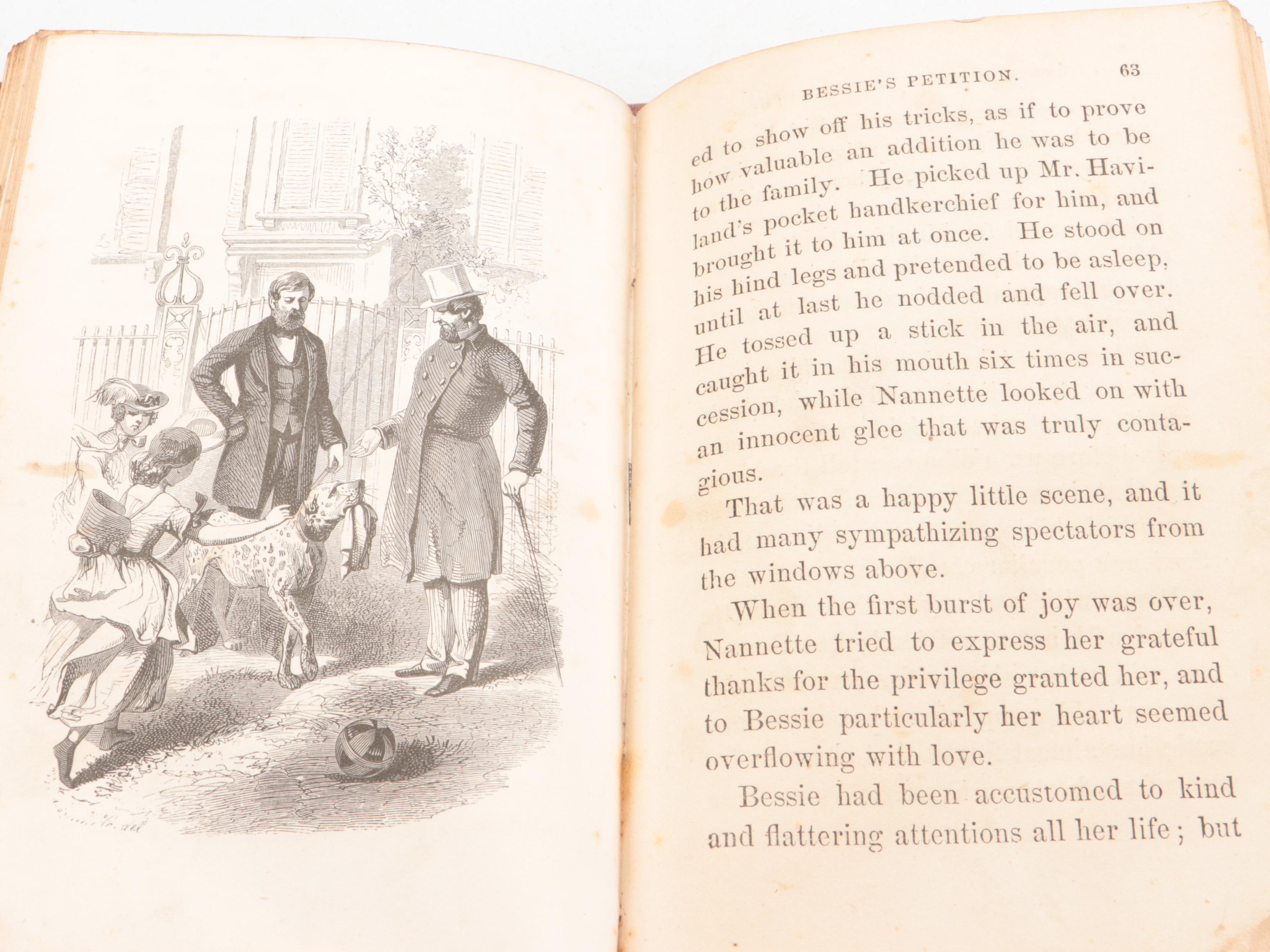 Illustrated "The Woodman's Nannette" by Sarah Baker, 1862