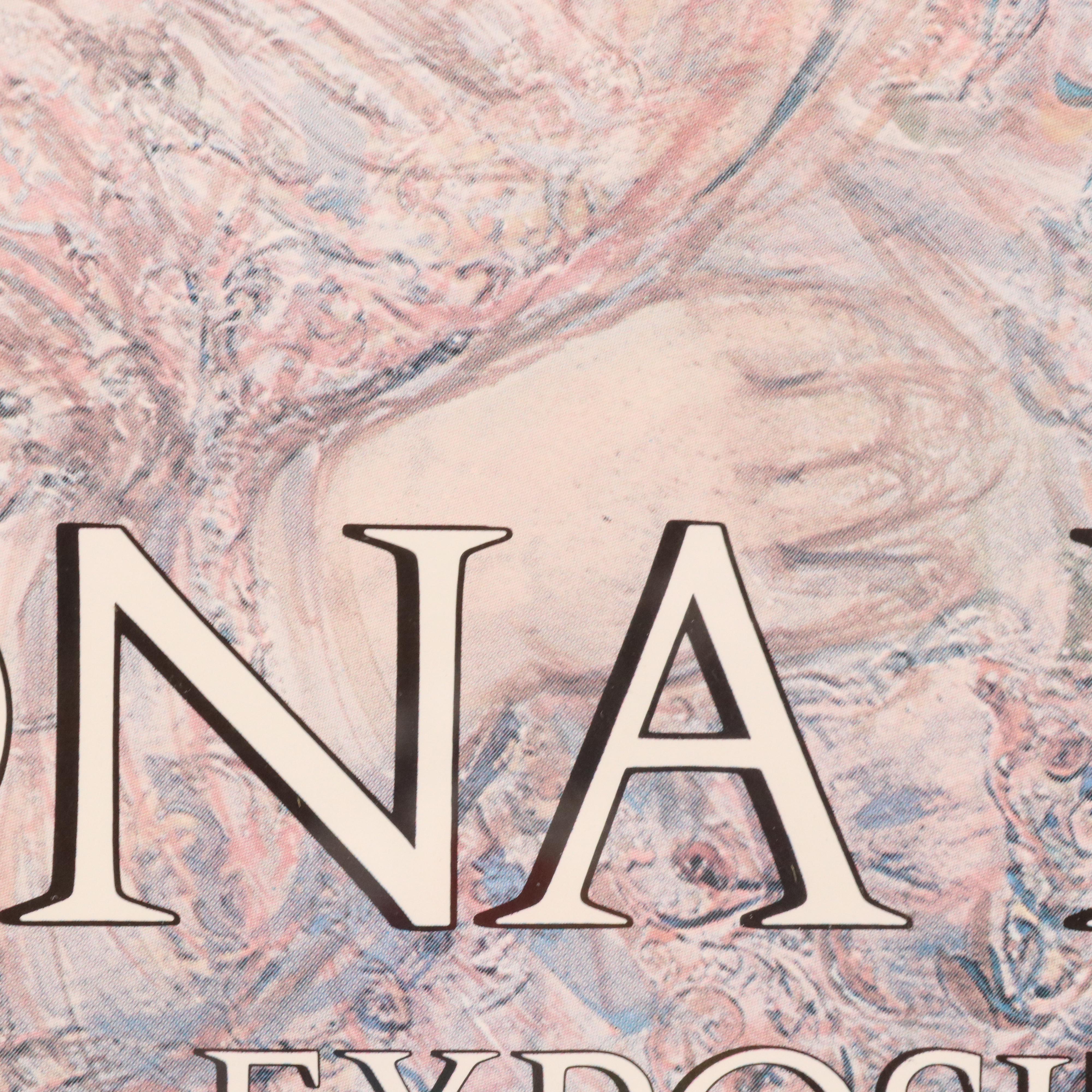 Edna Hibel Offset Lithograph Exhibition Poster "Mother and Child," 1979