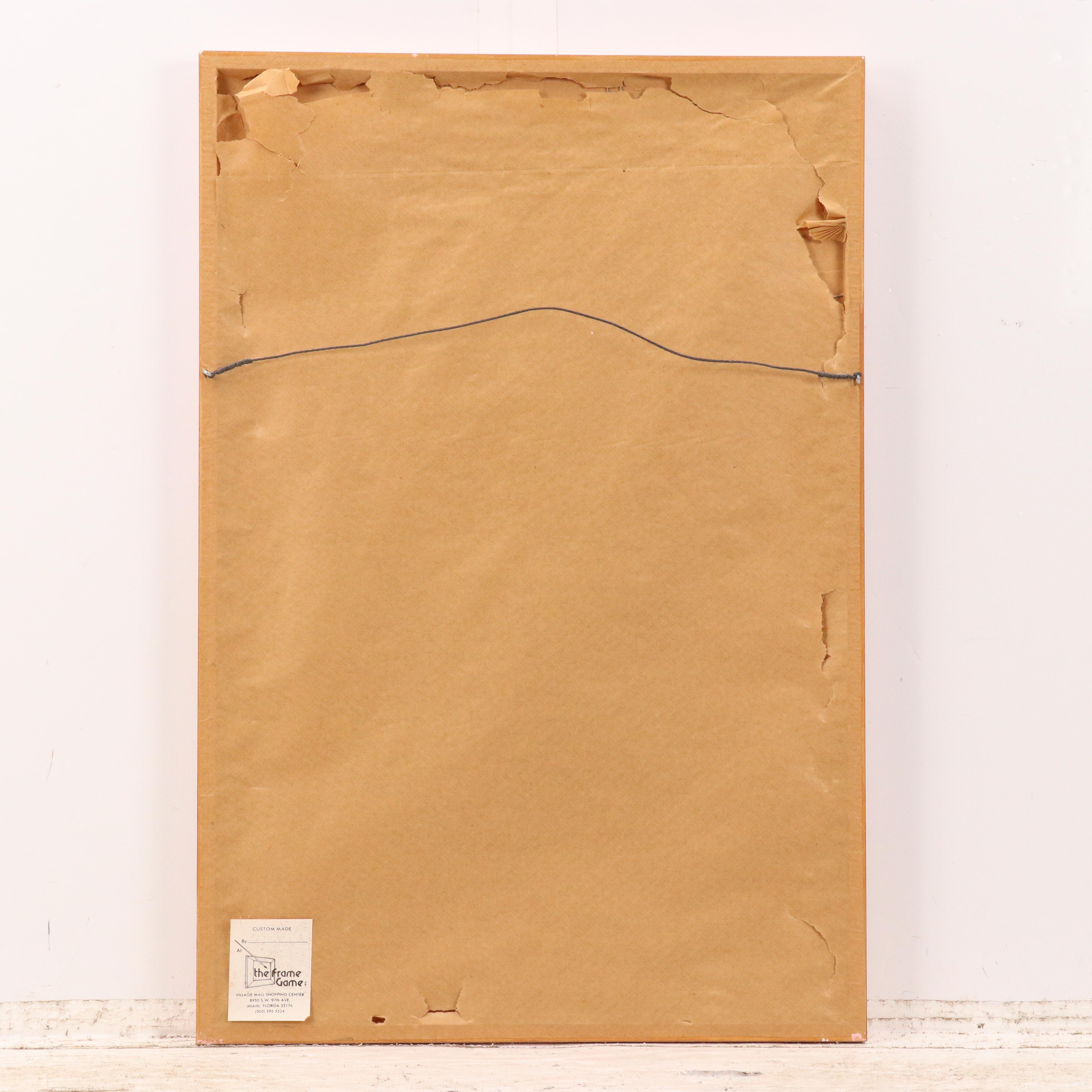 Edna Hibel Offset Lithograph Exhibition Poster "Mother and Child," 1979