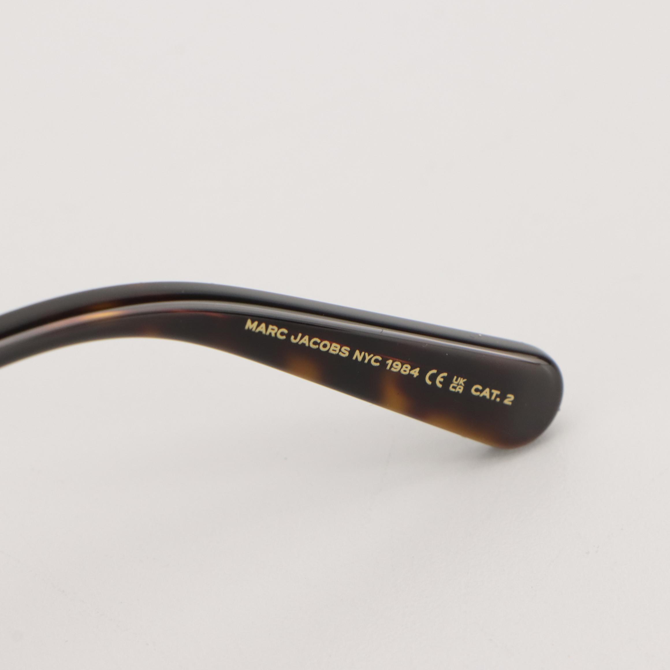 Marc Jacobs MARC 652/S 086HA Havana Square Sunglasses in Case