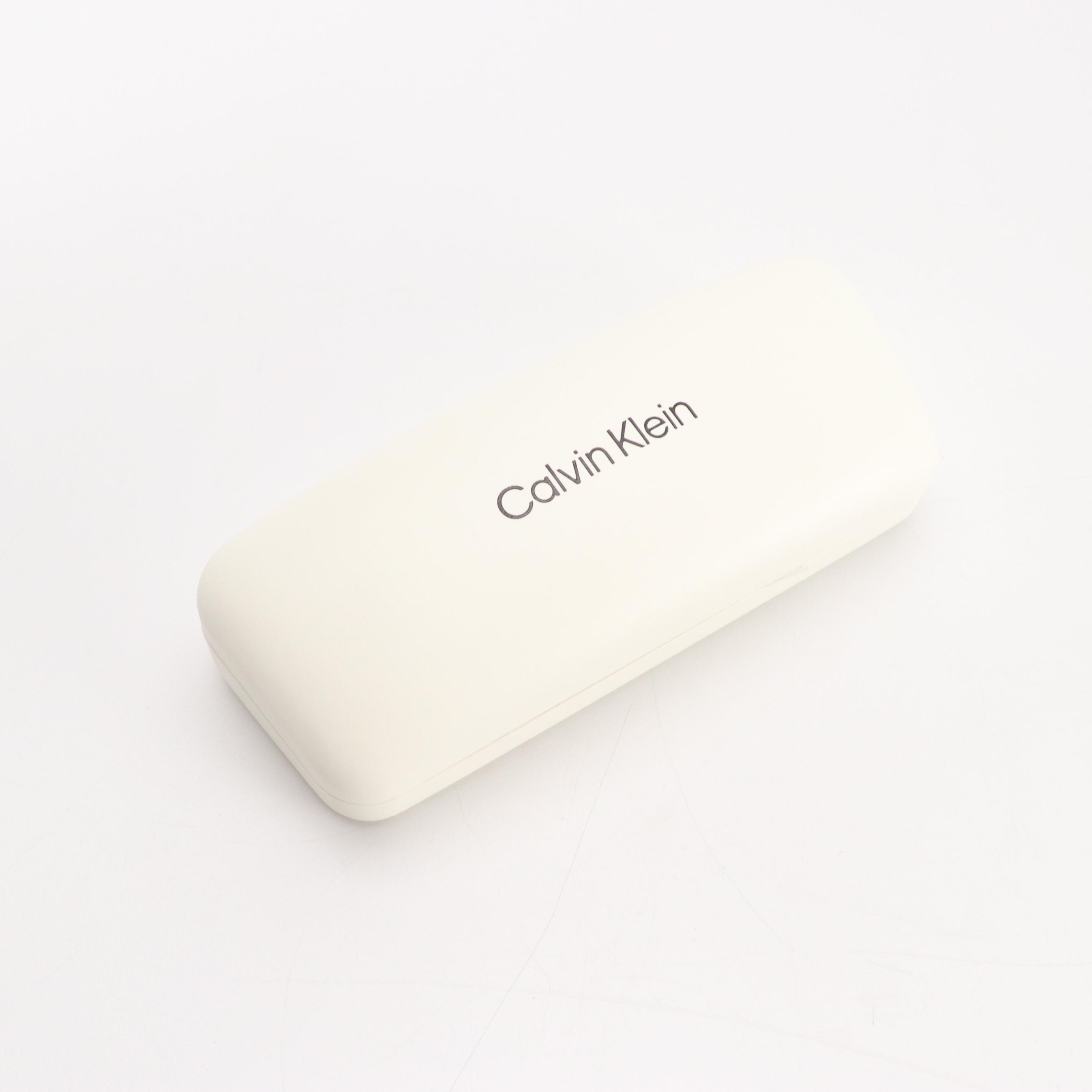 Calvin Klein CK4334SA 210 Brown Oval Sunglasses in Case