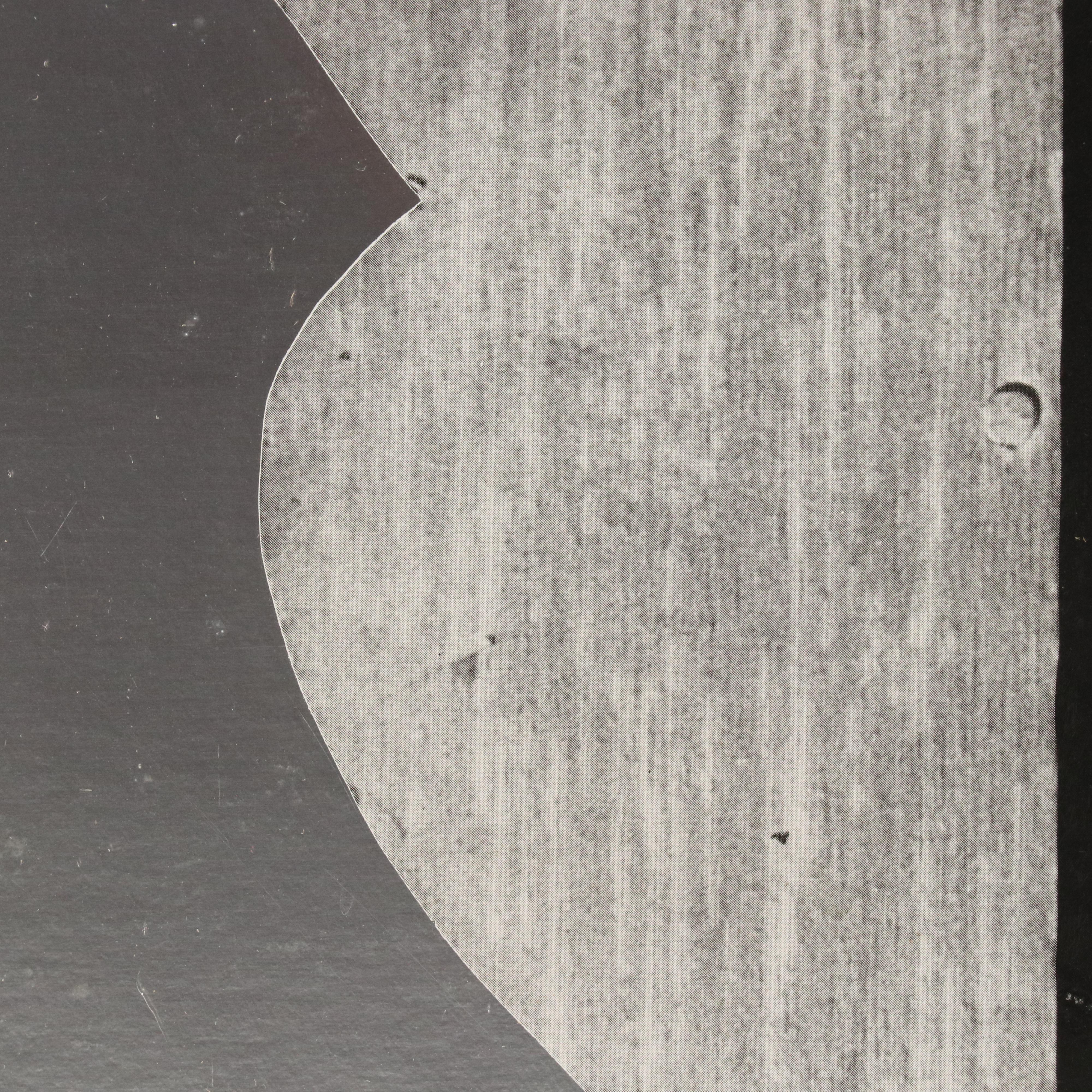 Louise Nevelson Silver Foil Seriolithograph "End of Day," 1975