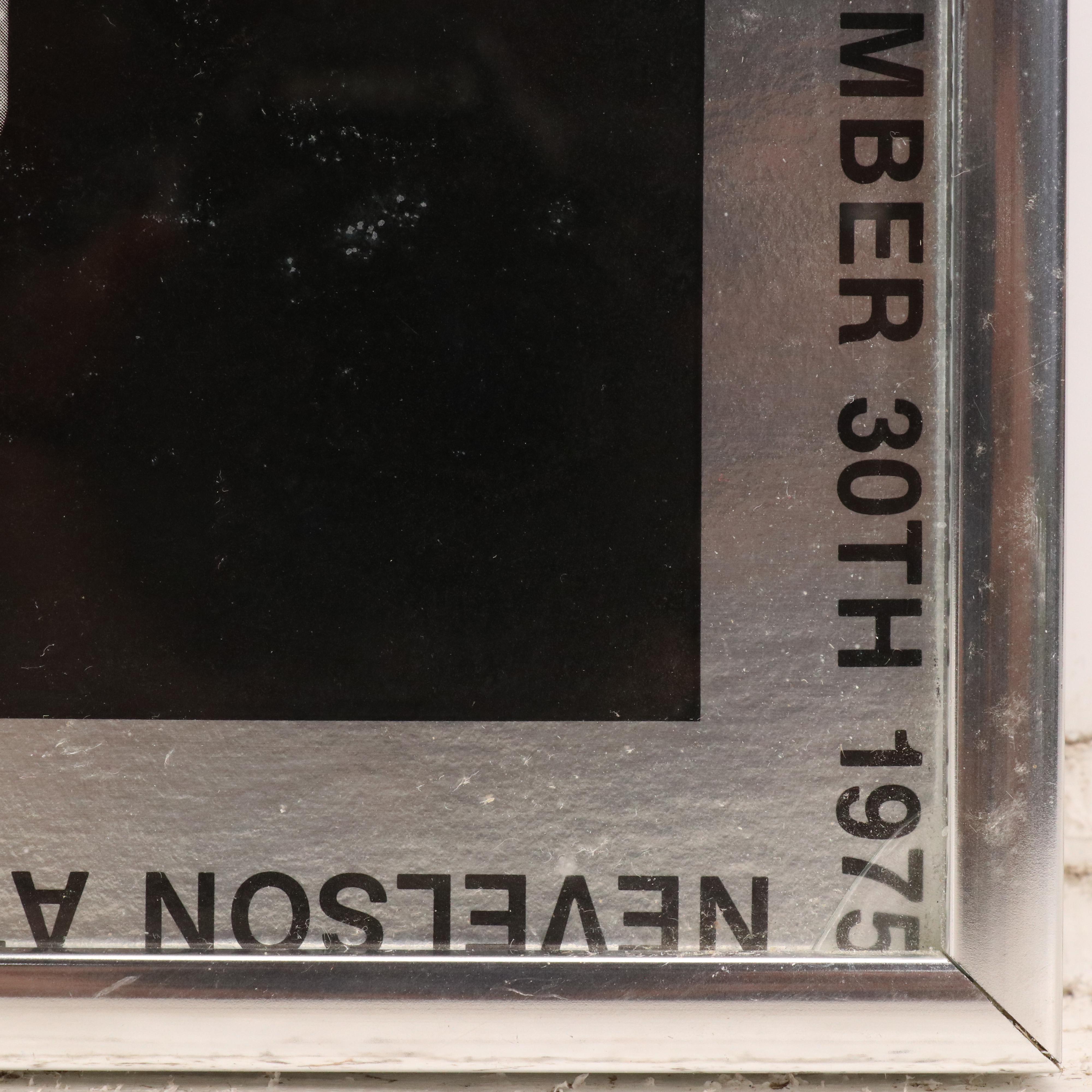 Louise Nevelson Silver Foil Seriolithograph "End of Day," 1975