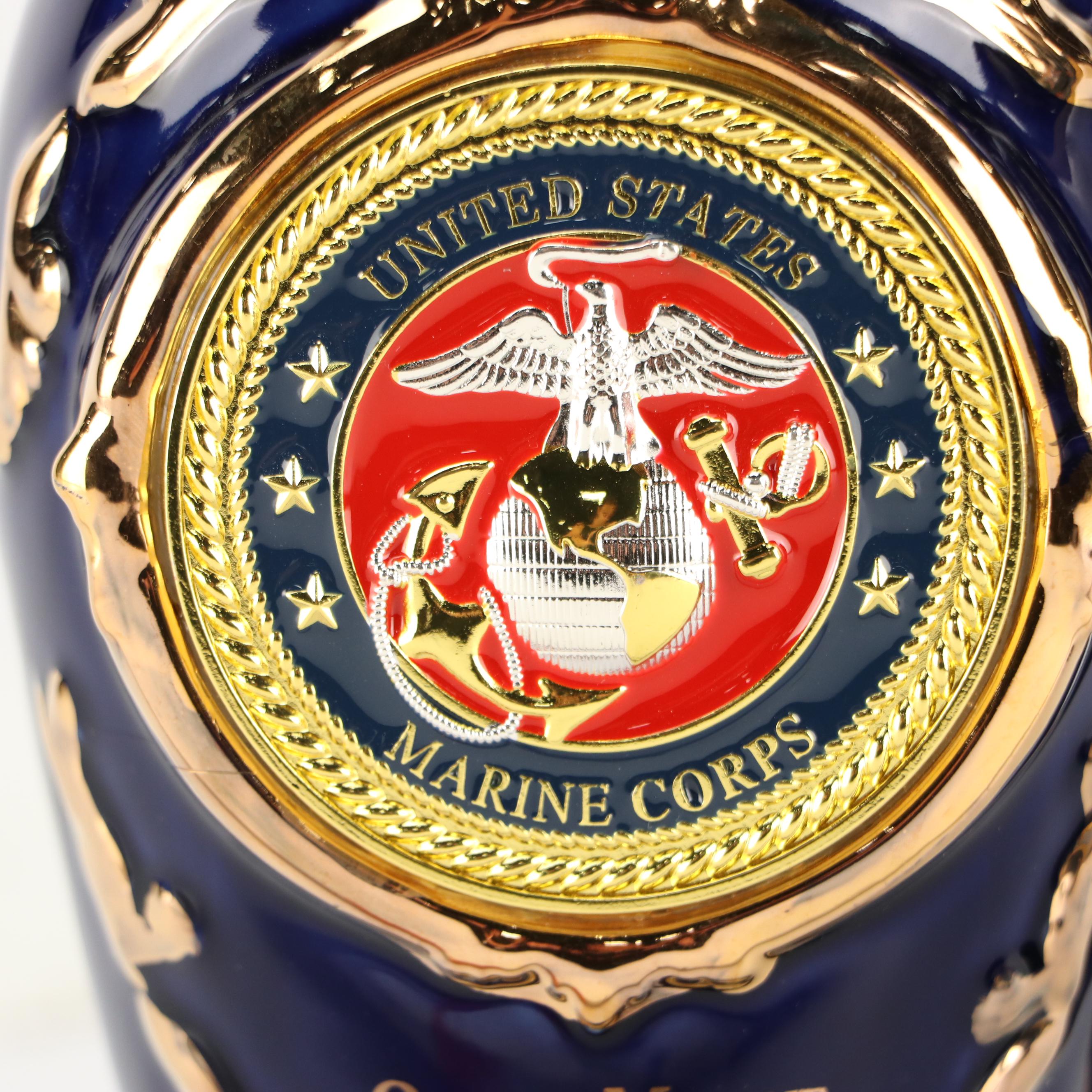 The Bradford Exchange "Navy Values" and "USMC Values" Ceramic Beer Steins