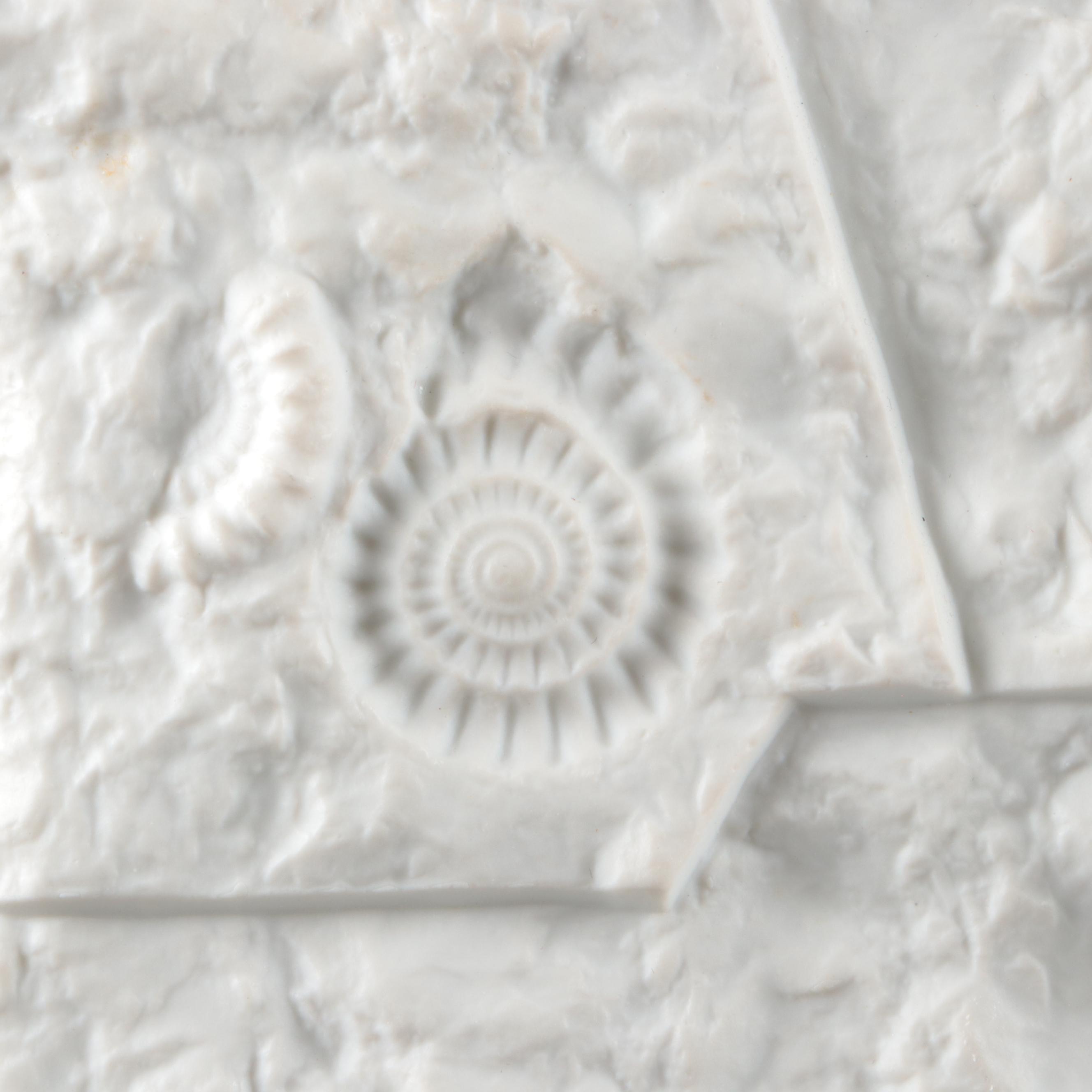 Alboth & Kaiser White Porcelain Fossil Vase