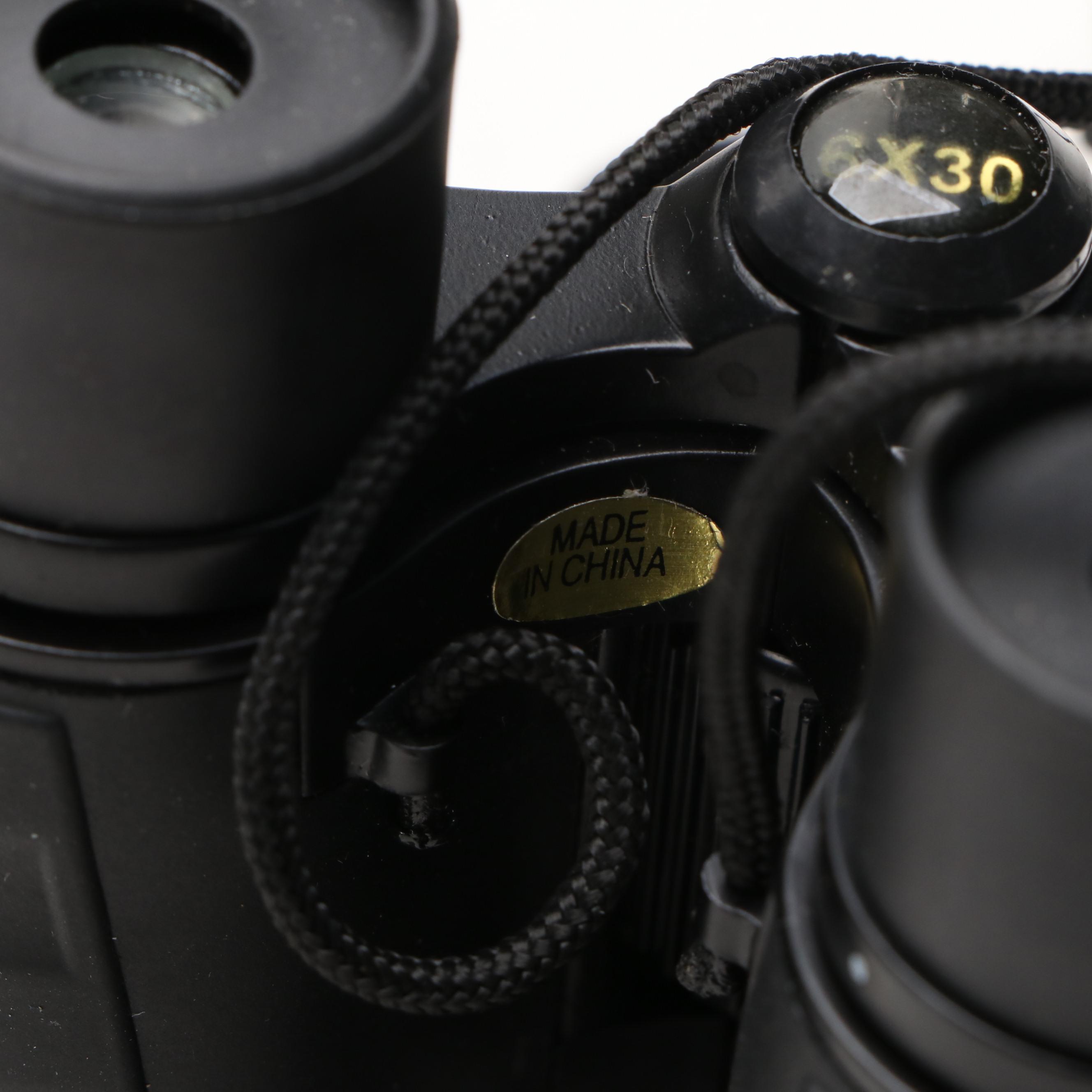 Kodak 8mm Brownie Movie Camera and Bushnell Binoculars, Mid-20th Century