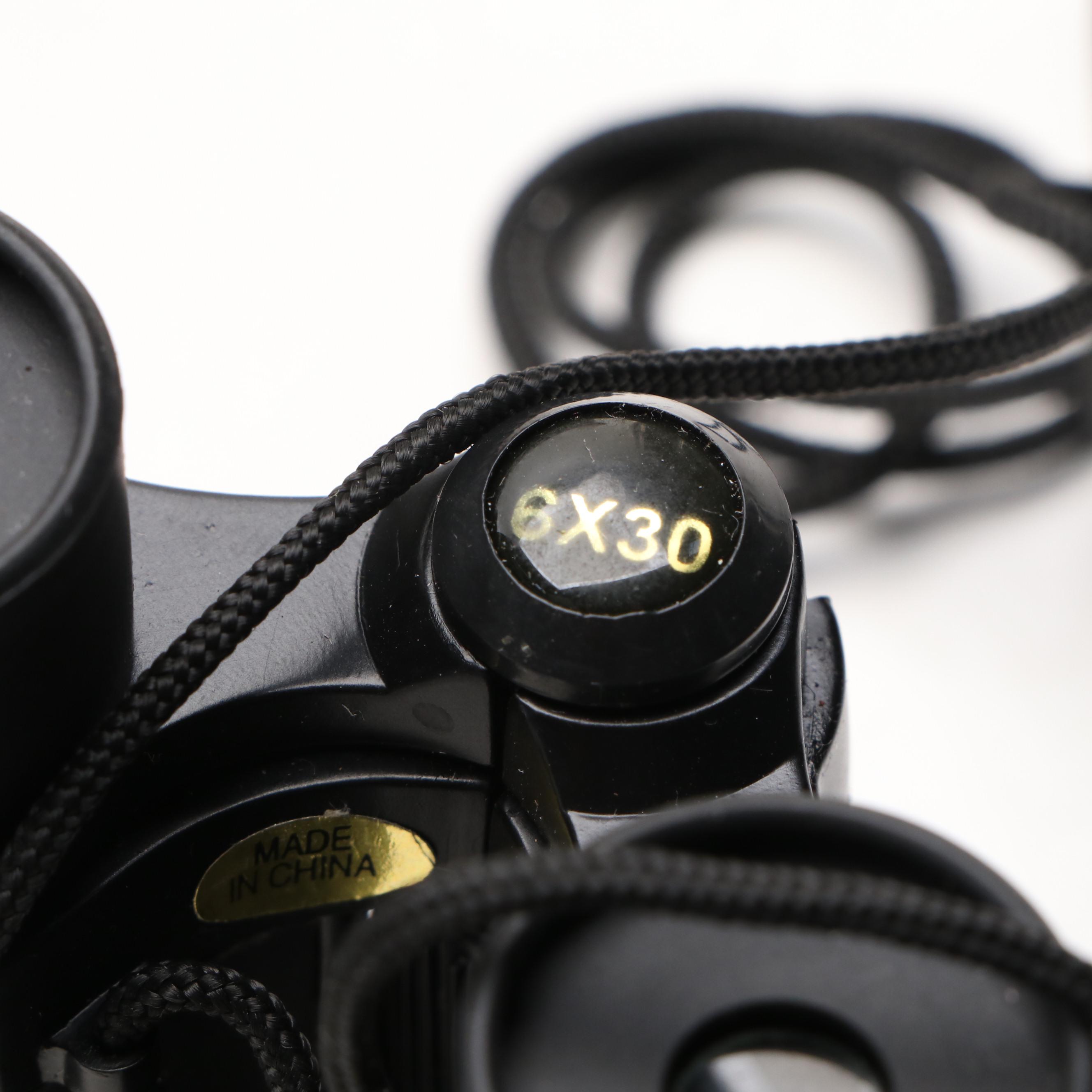 Kodak 8mm Brownie Movie Camera and Bushnell Binoculars, Mid-20th Century