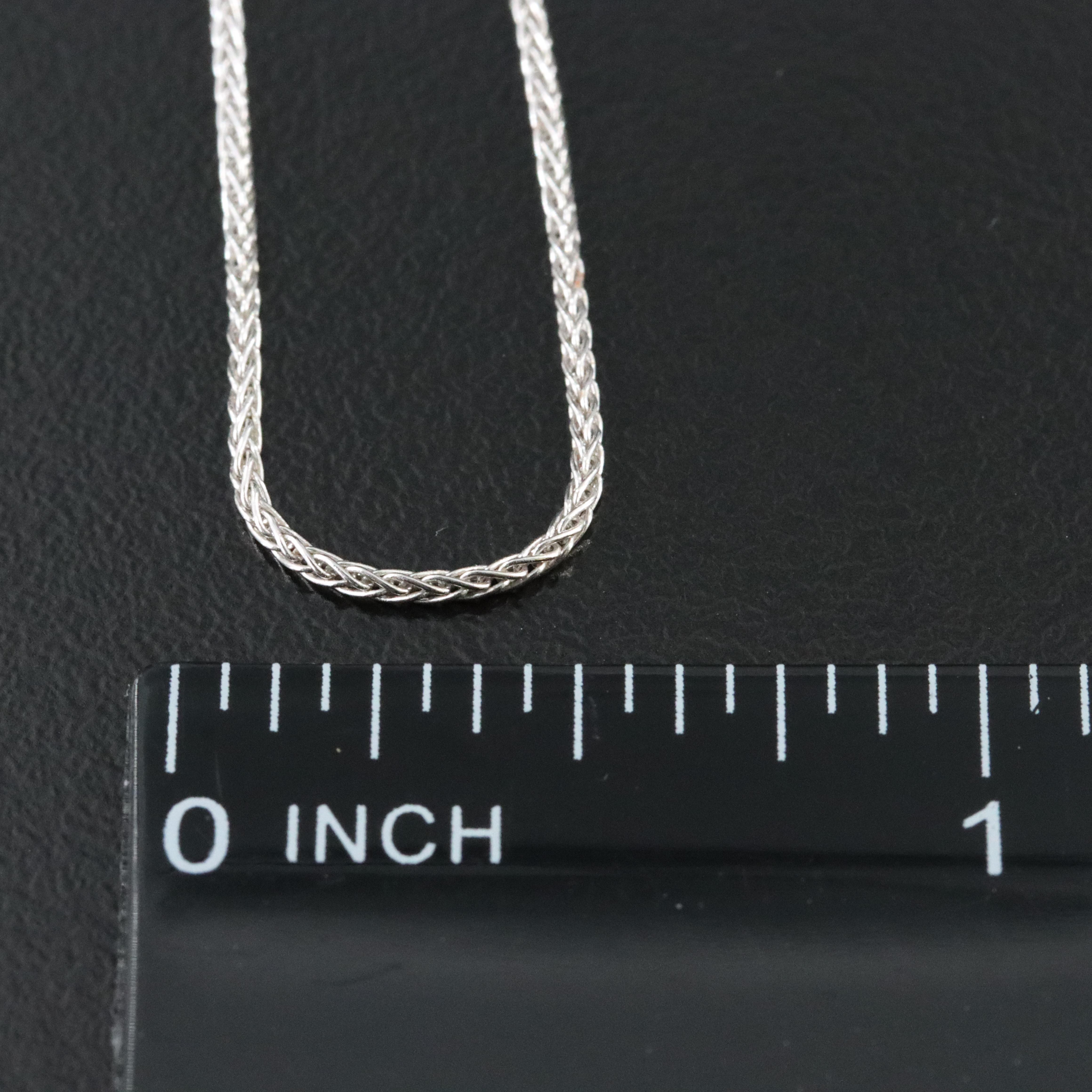 Italian 10K Foxtail Chain Necklace