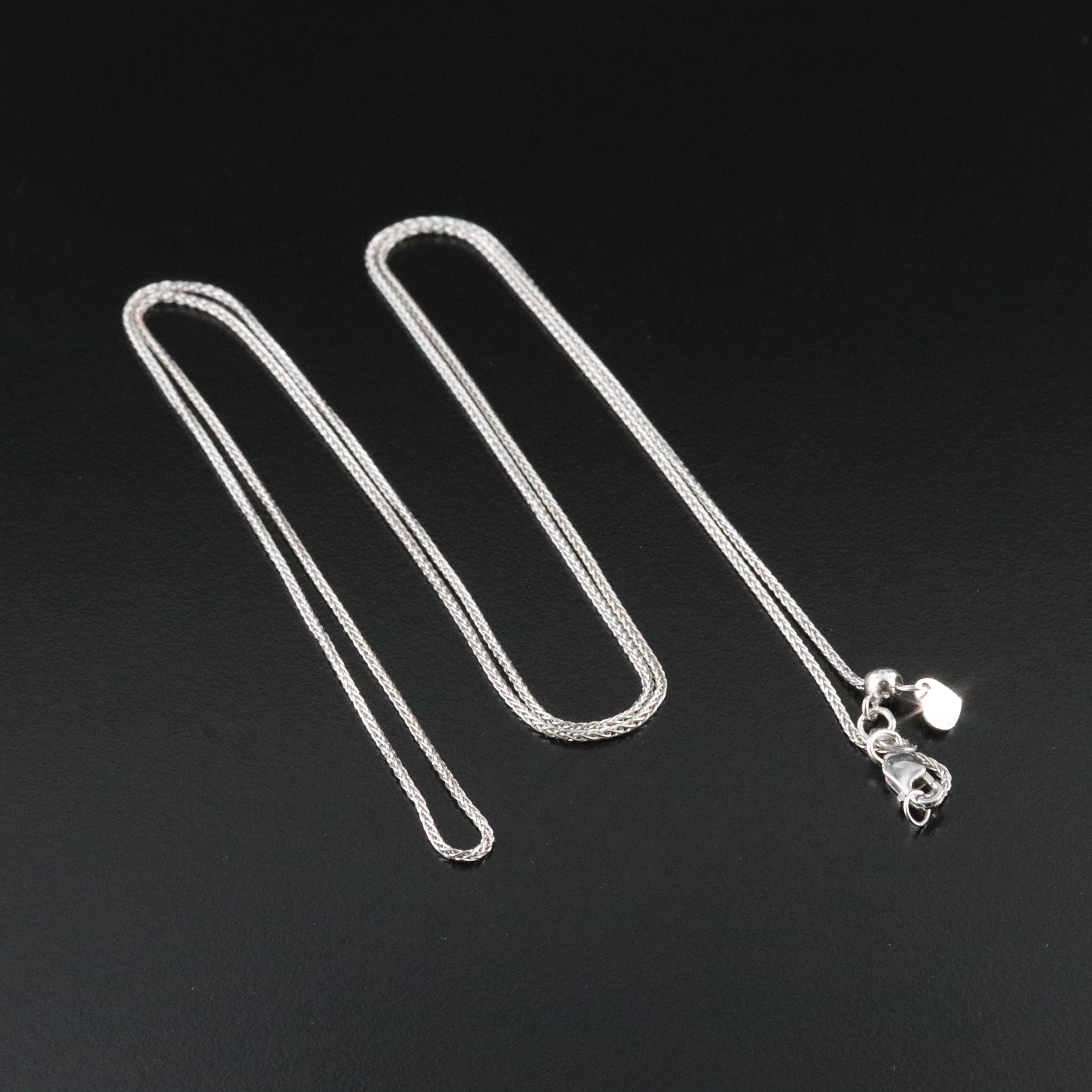 Italian 10K Foxtail Chain Necklace