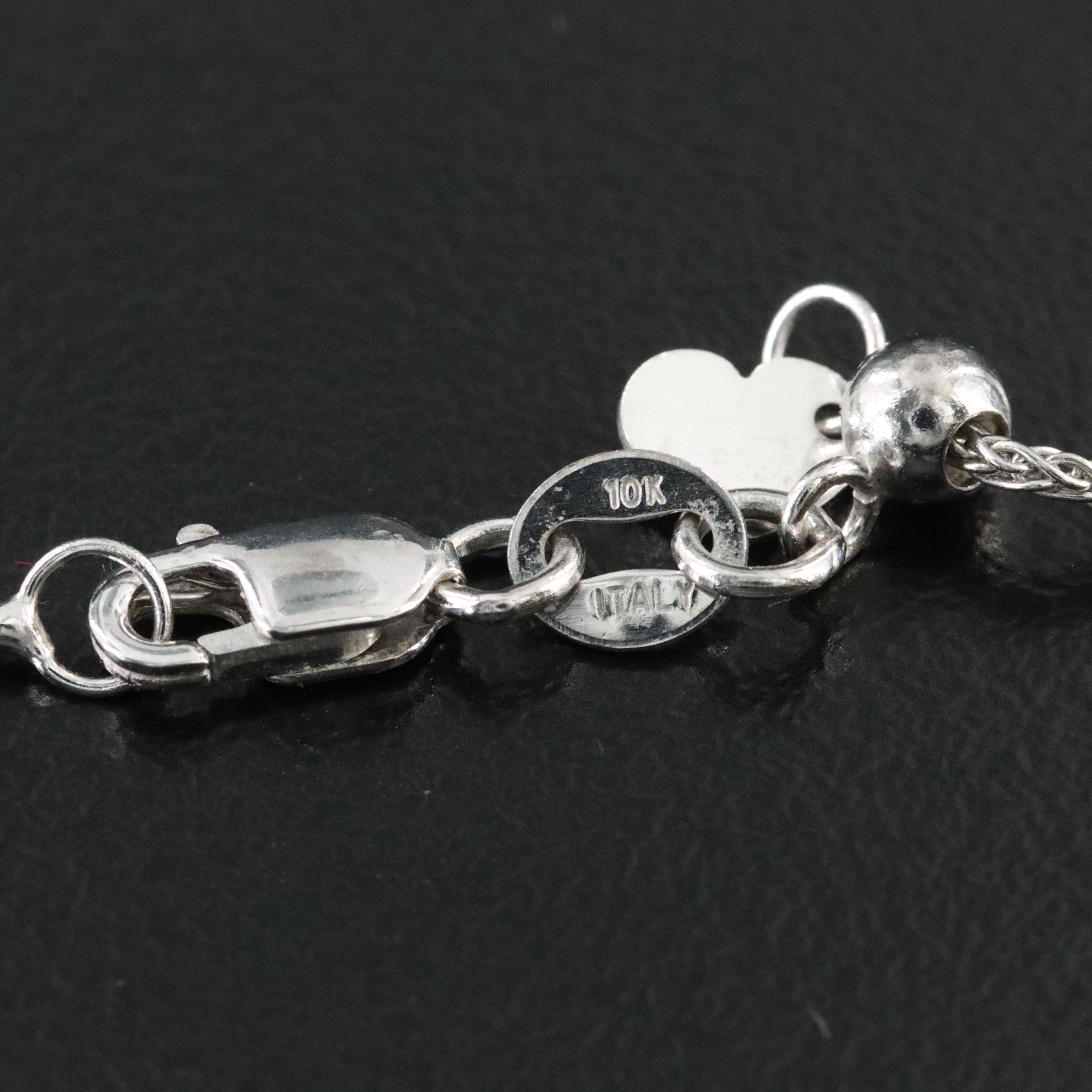 Italian 10K Foxtail Chain Necklace