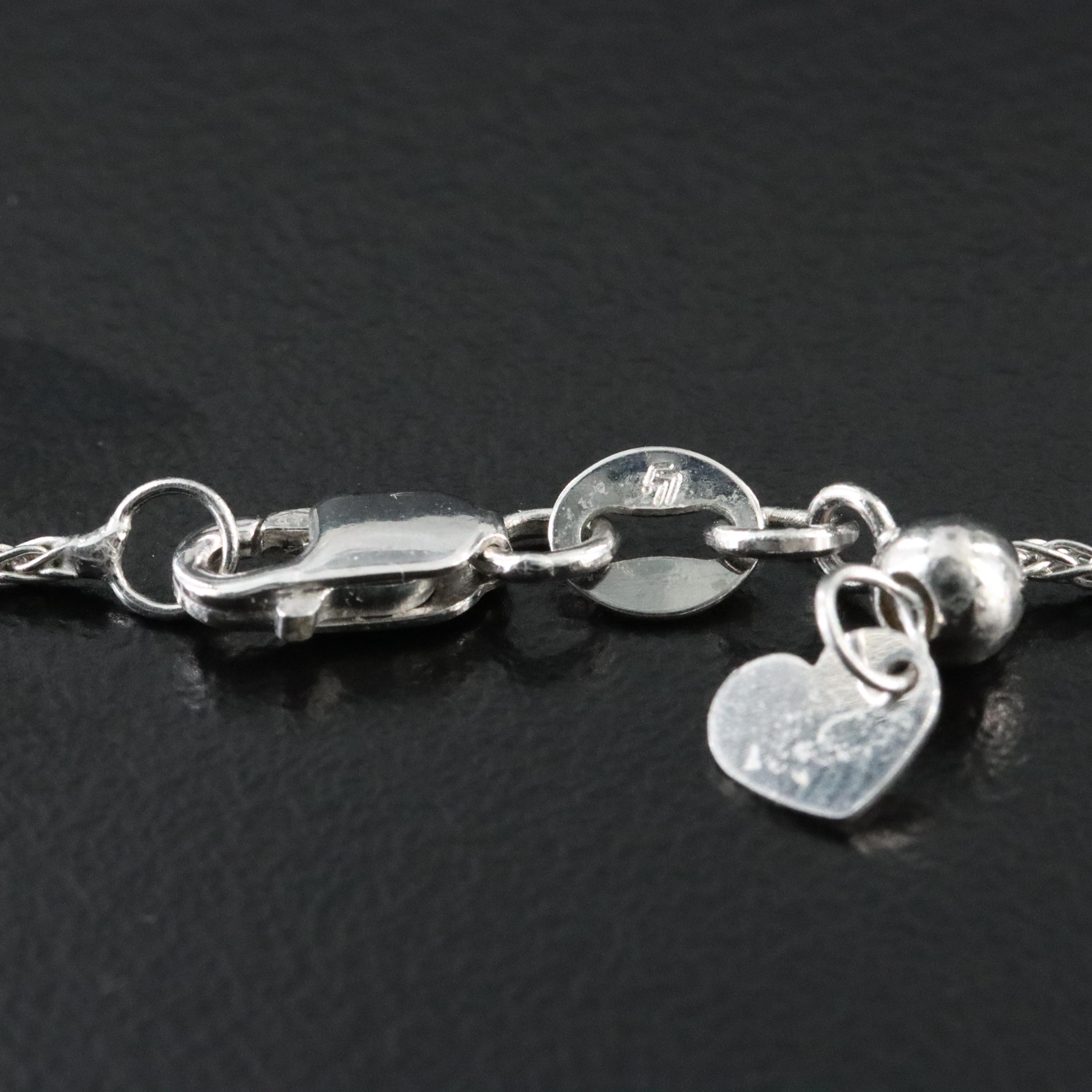 Italian 10K Foxtail Chain Necklace