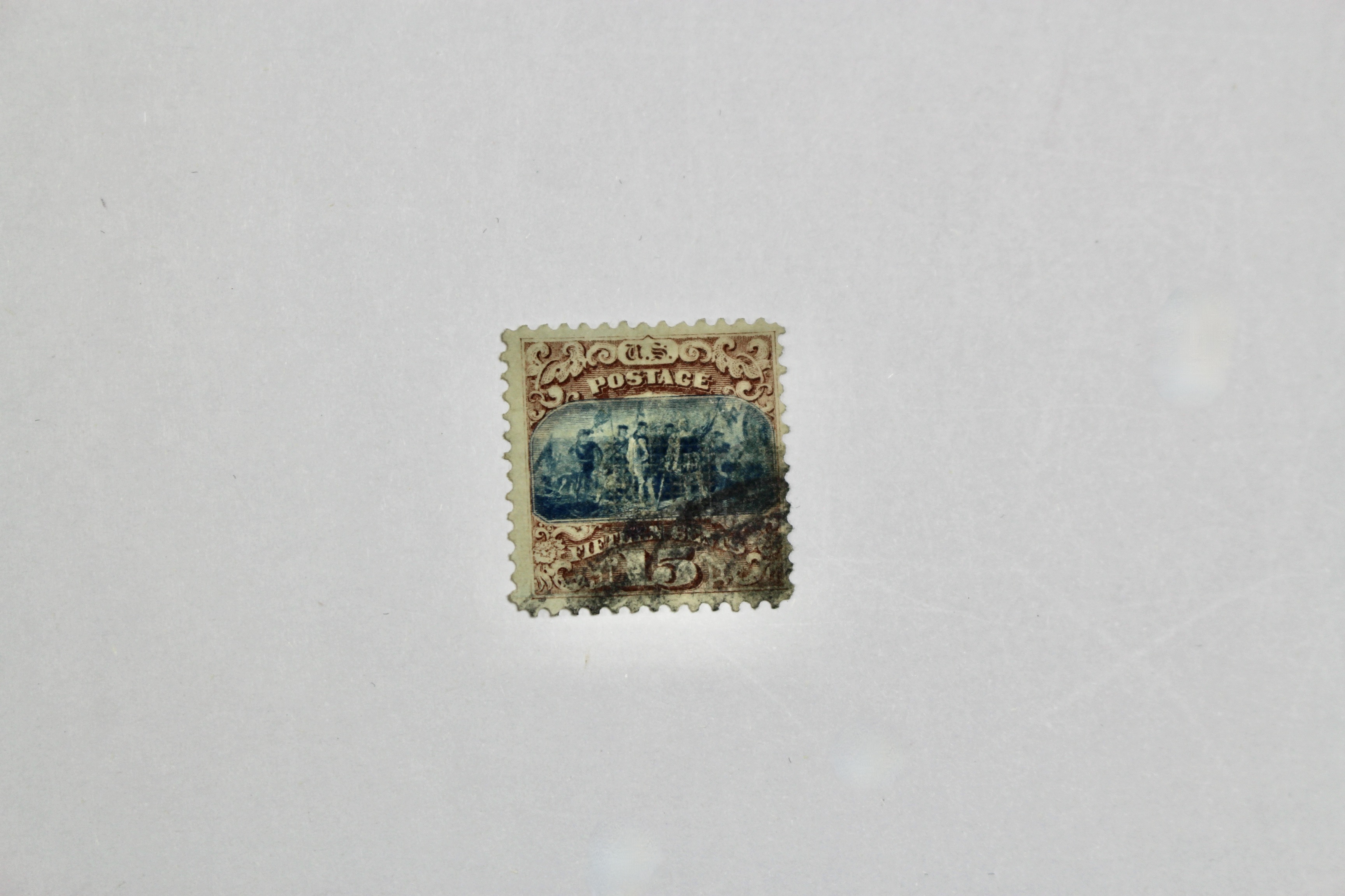 15-Cent 1869 U.S. Pictorial Postage Stamp, Scott #118