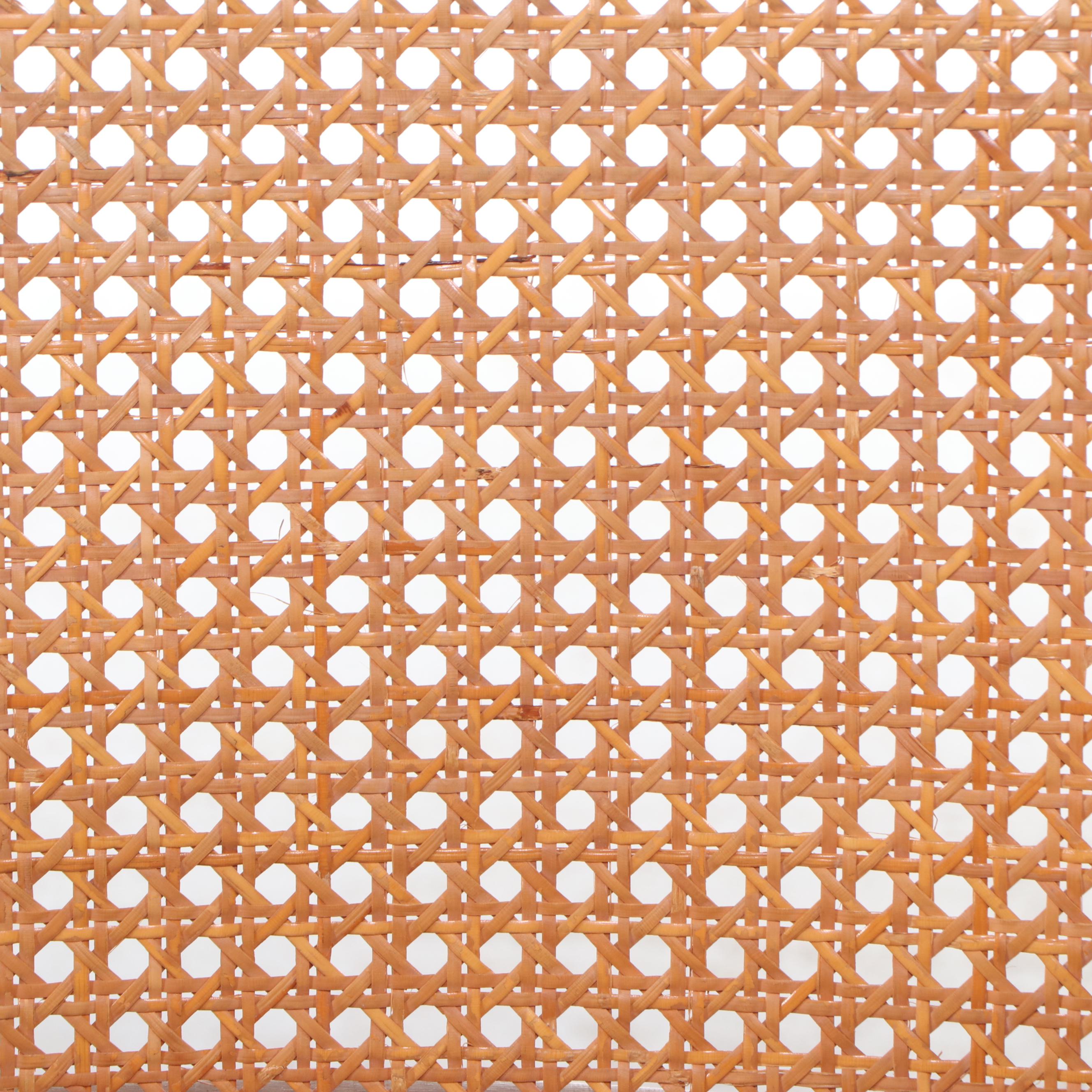 Contemporary Chrome and Glass Desk with Cane Cantilever Armchair