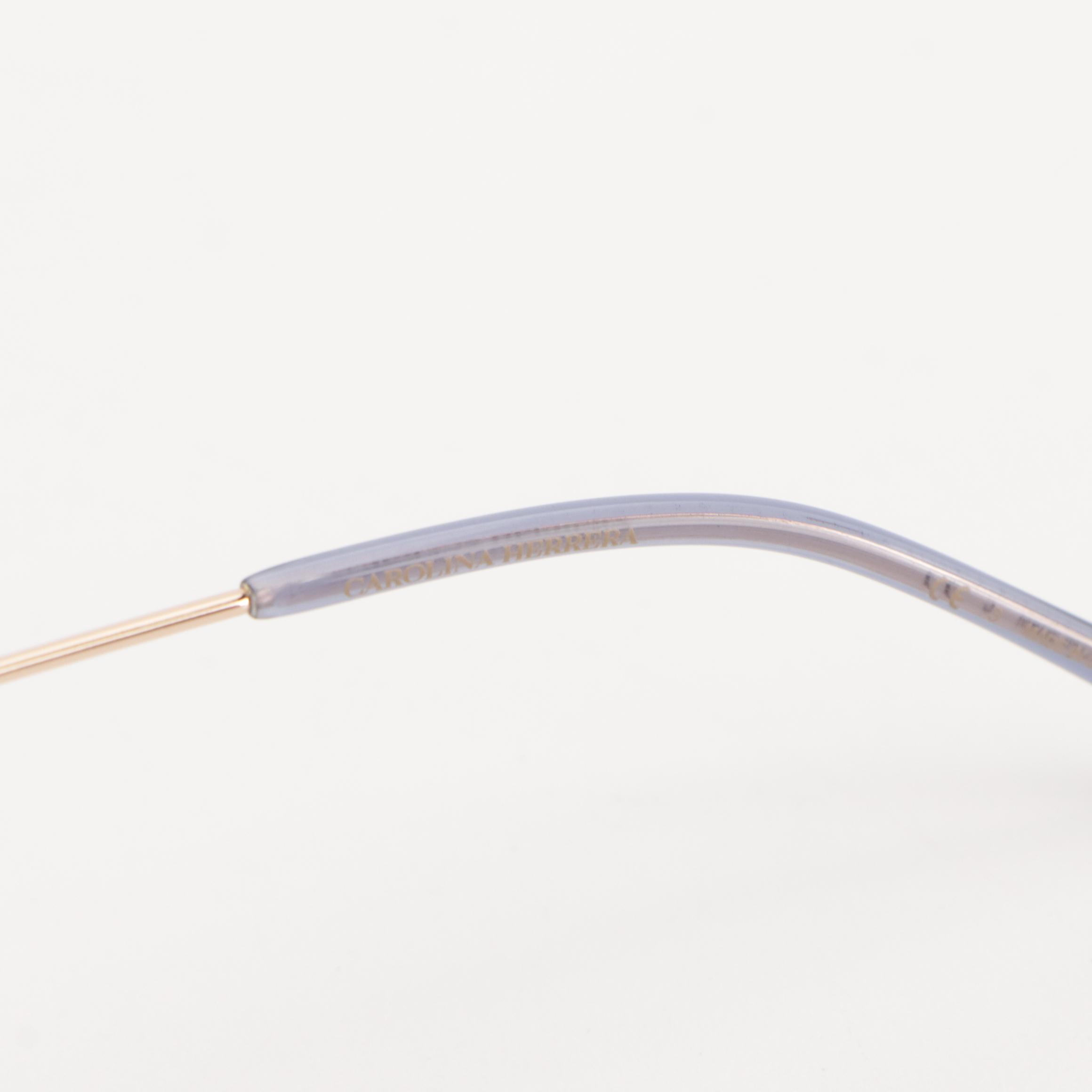 Carolina Herrera CH0034 Oversized Aviator Sunglasses with Case