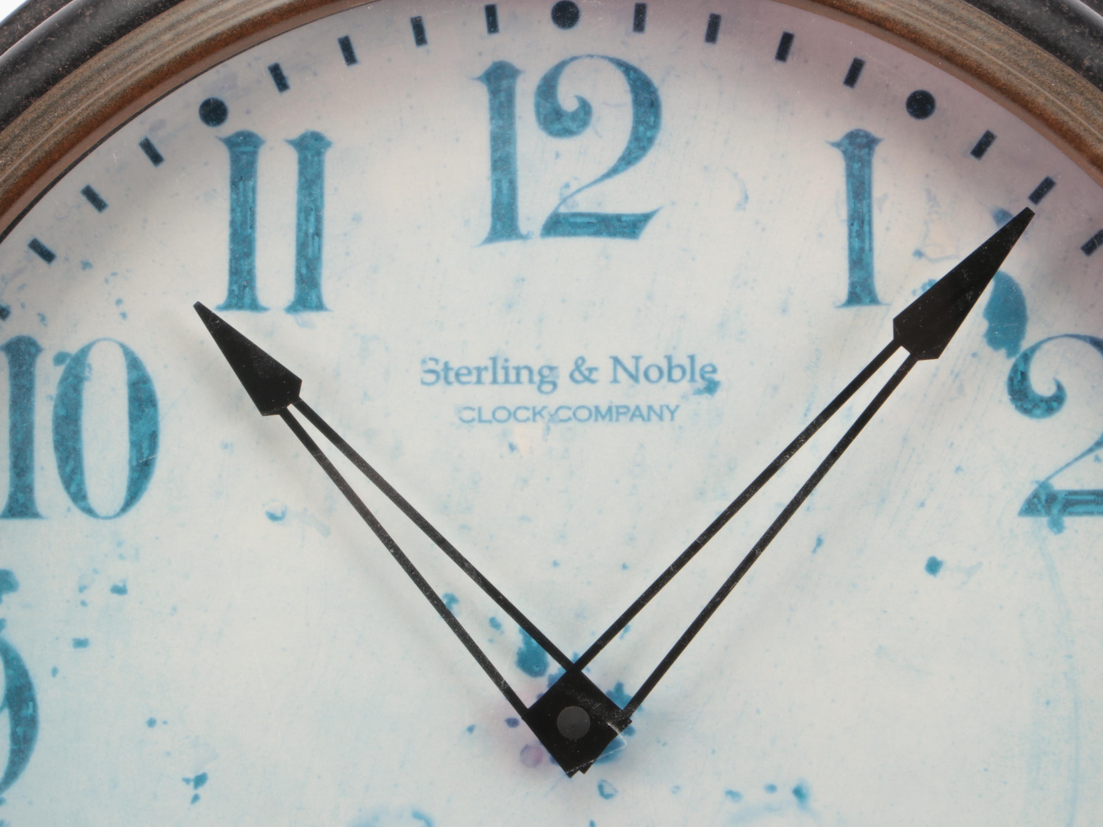 Sterling and Noble Circular Wall Clock