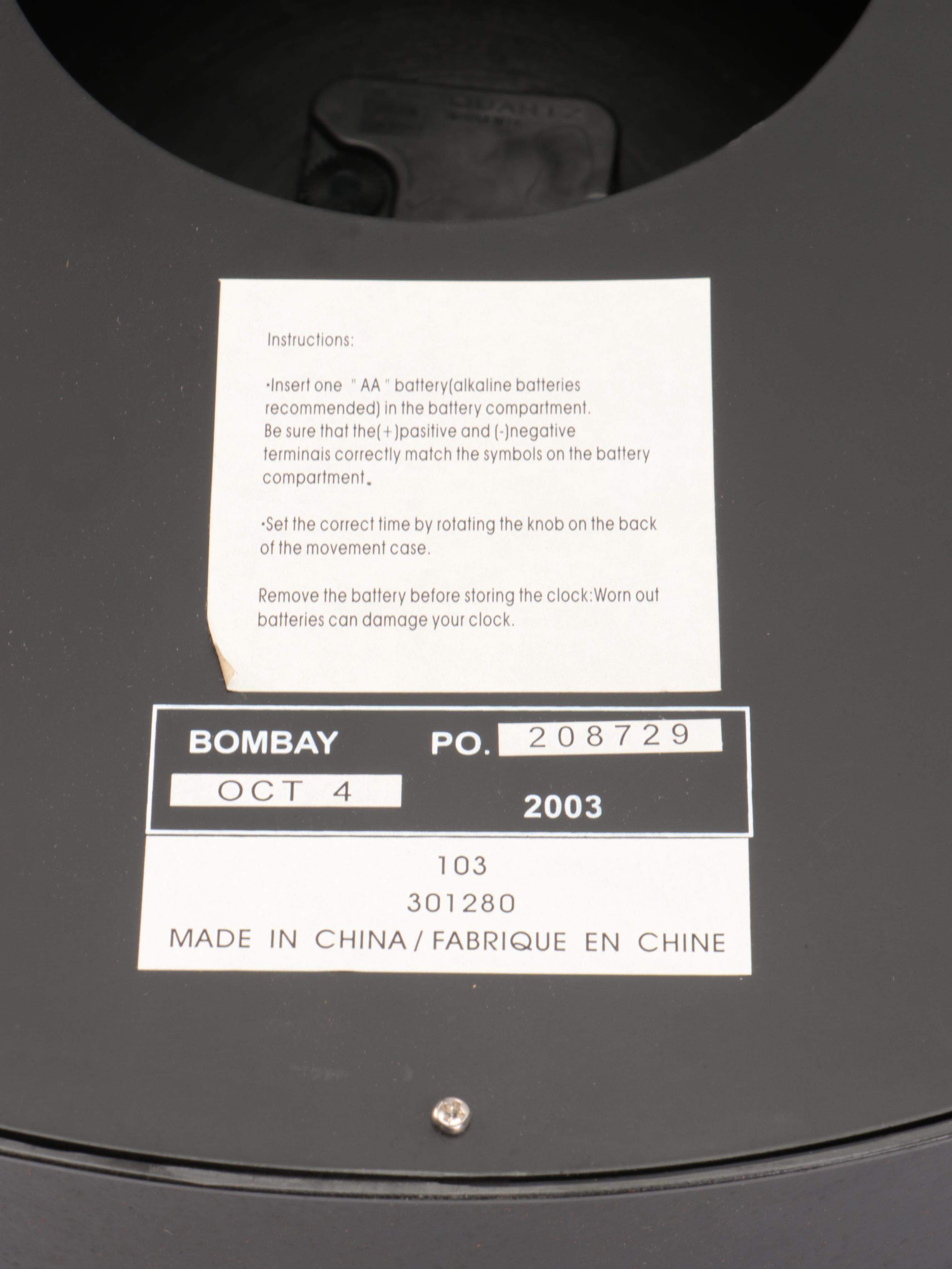 Sterling and Noble Circular Wall Clock