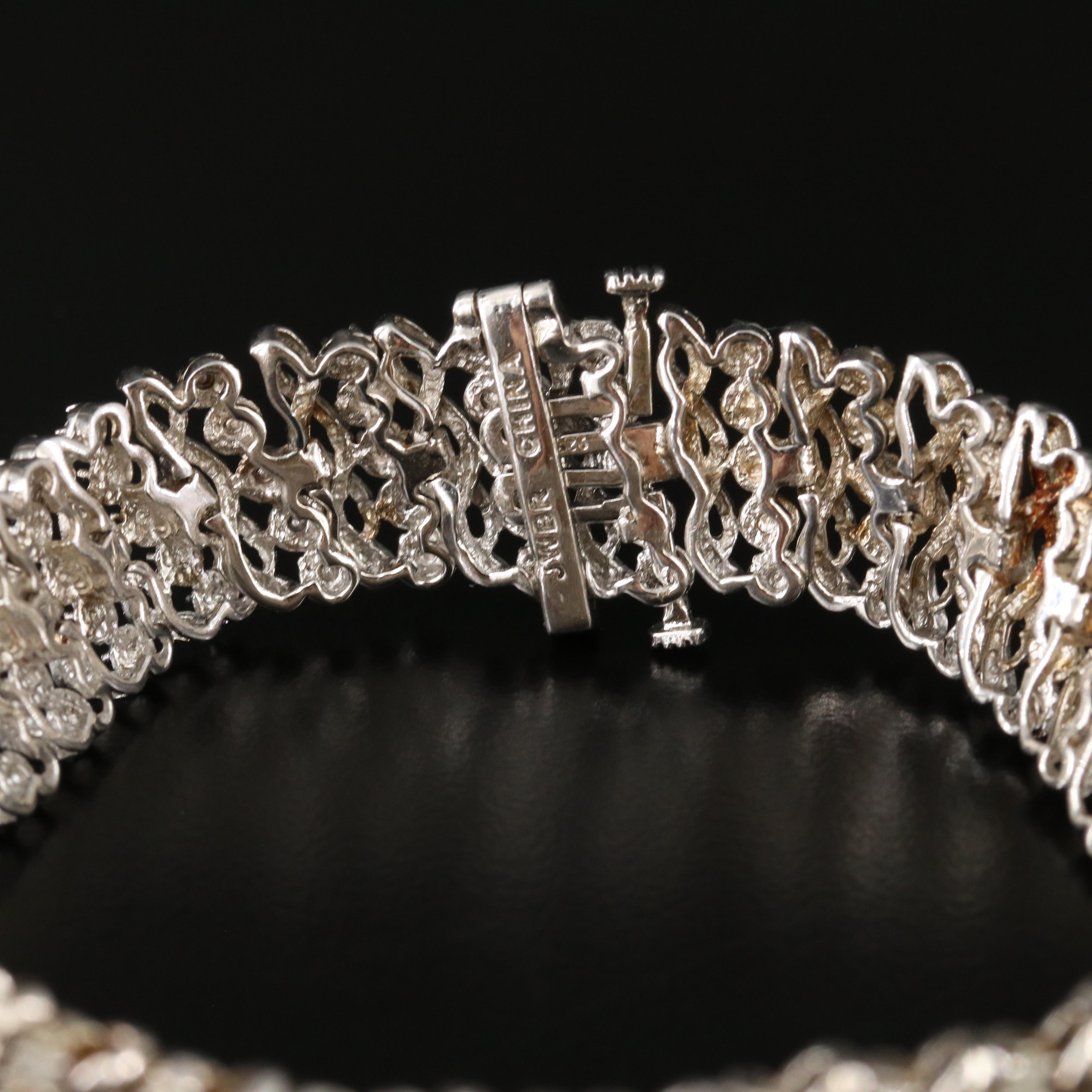 Sterling Diamond Bracelet