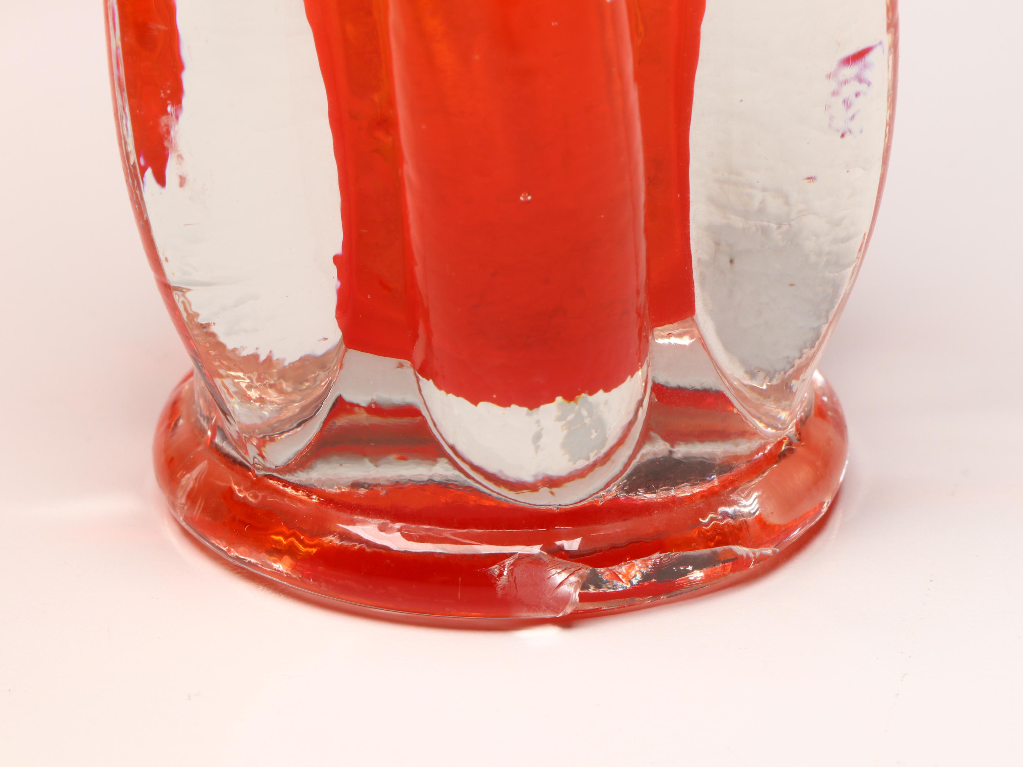 MCM L.E. Smith "Bittersweet" Compote, More Orange Glassware & Pottery Pitchers