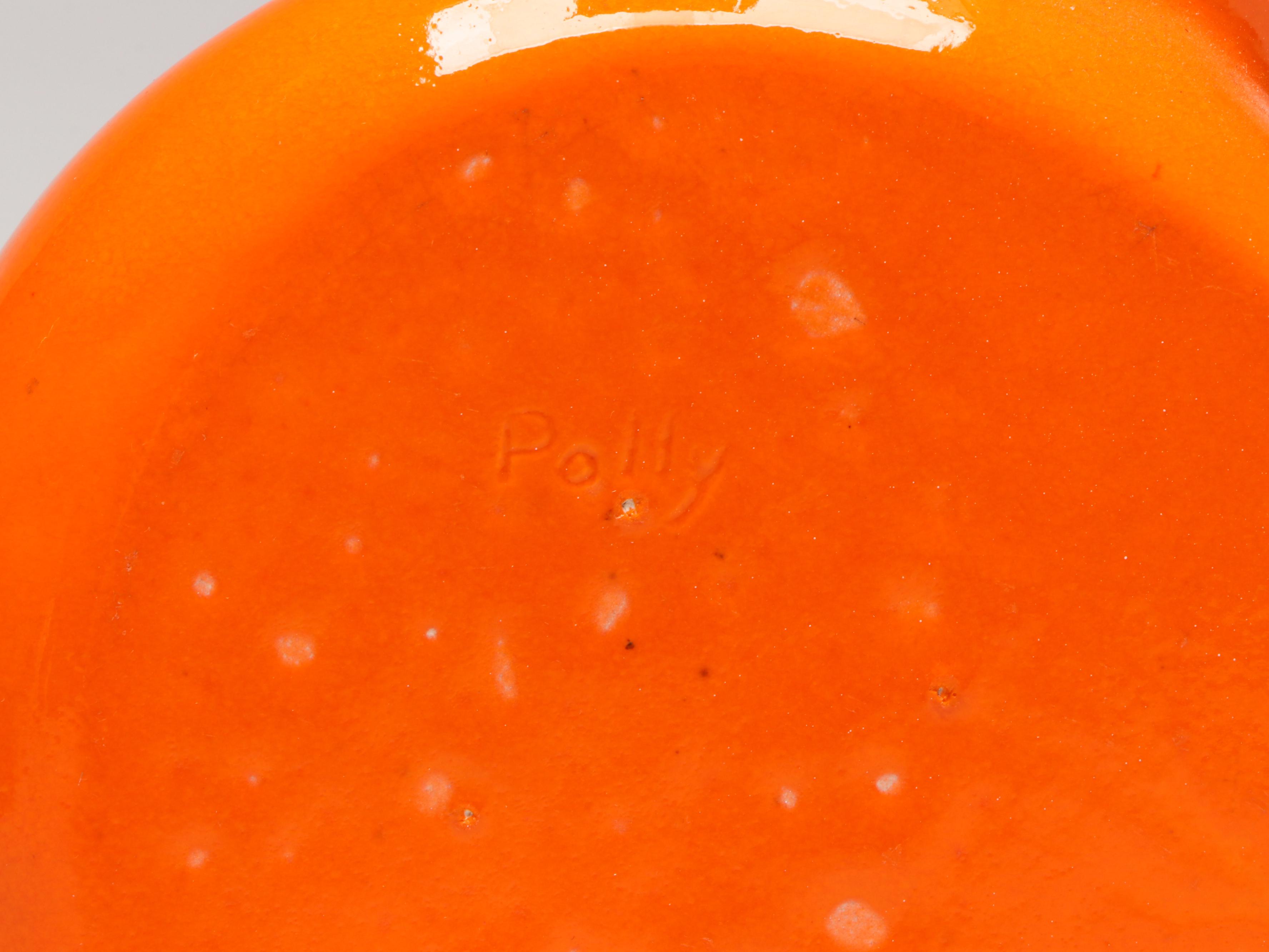 MCM L.E. Smith "Bittersweet" Compote, More Orange Glassware & Pottery Pitchers