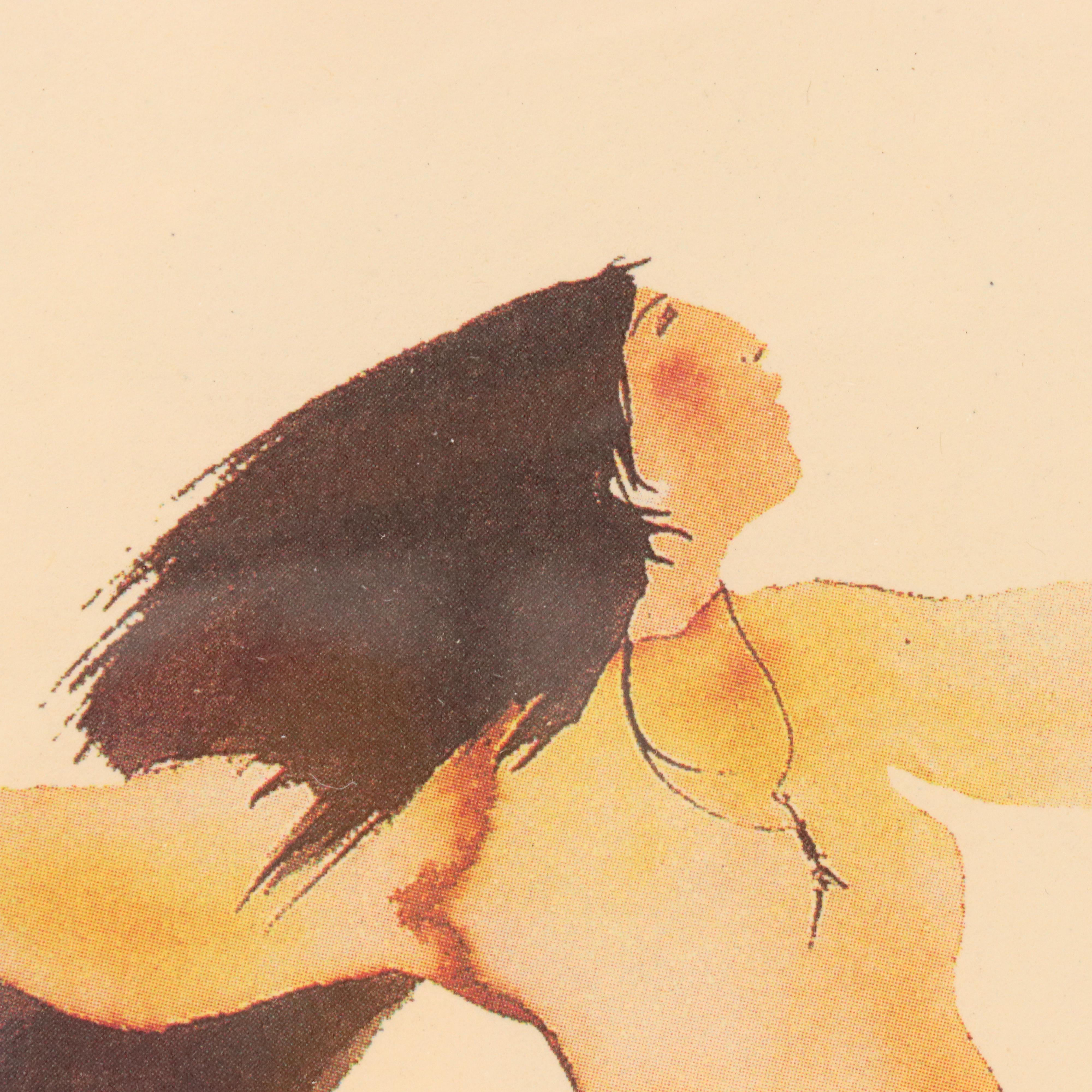 Offset Lithographs After Carol Grigg Cherokee Watercolor Paintings, Circa 2001