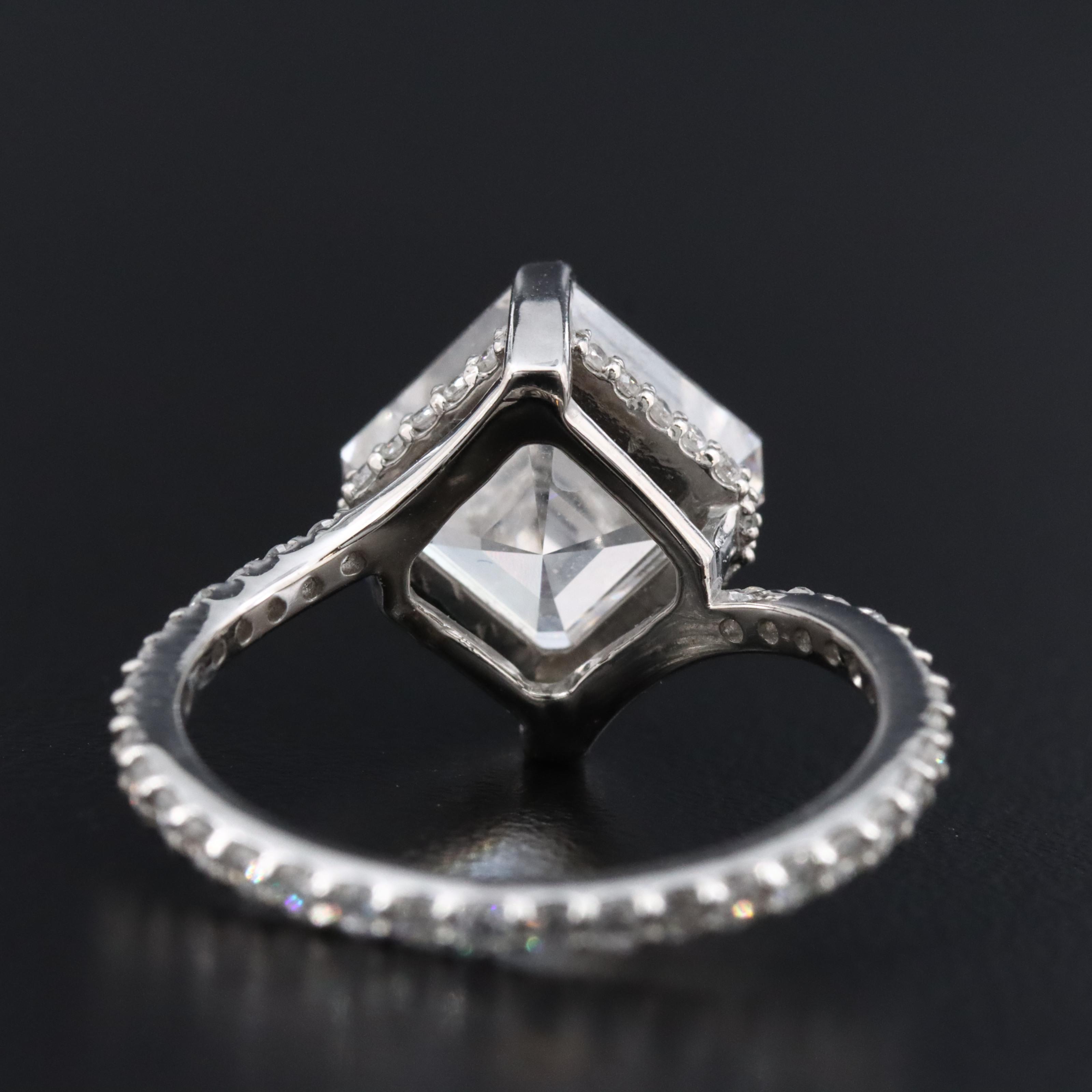 Platinum 4.77 CTW Lab Grown Diamond Ring with IGI Report