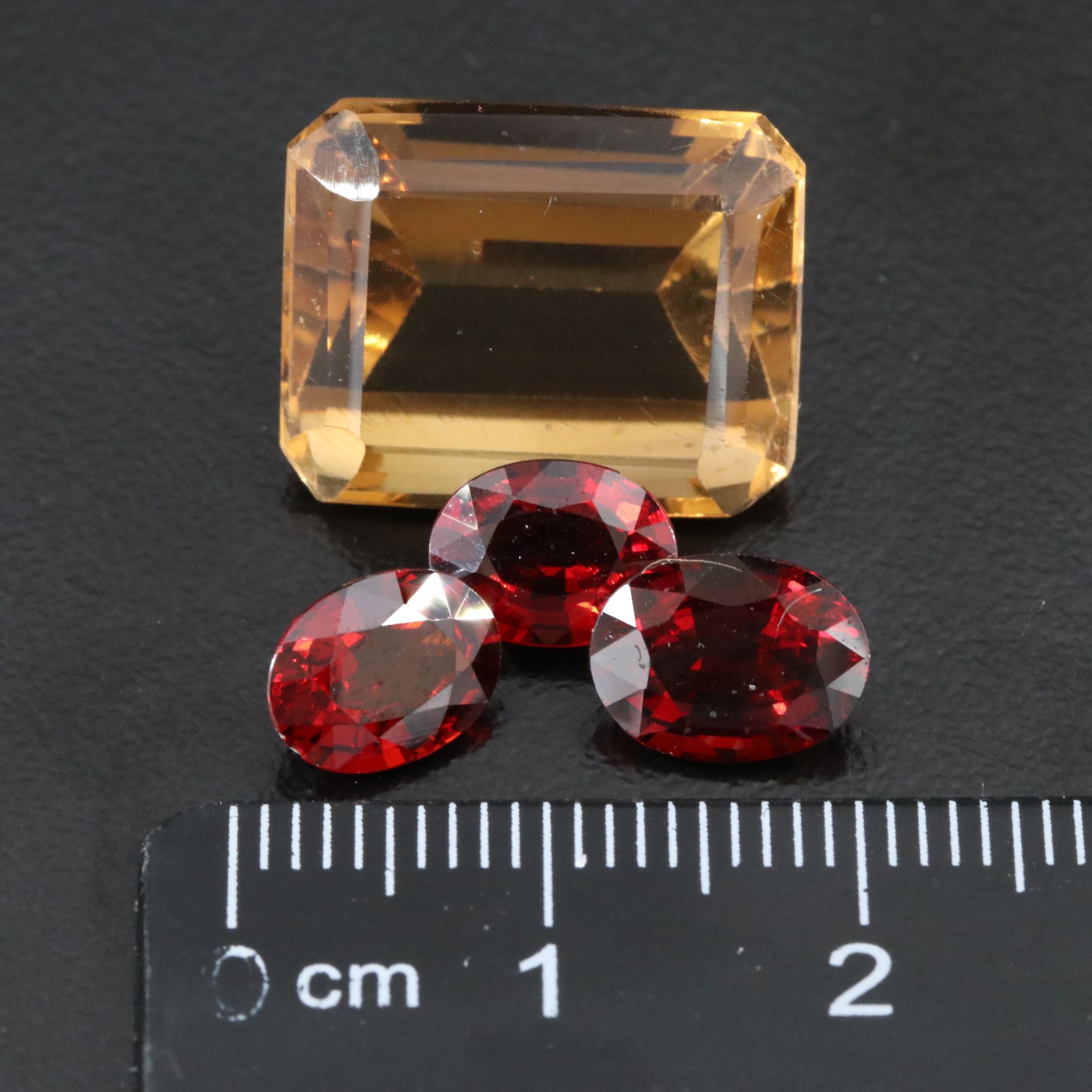 Loose 22.32 CTW Citrine and Garnets