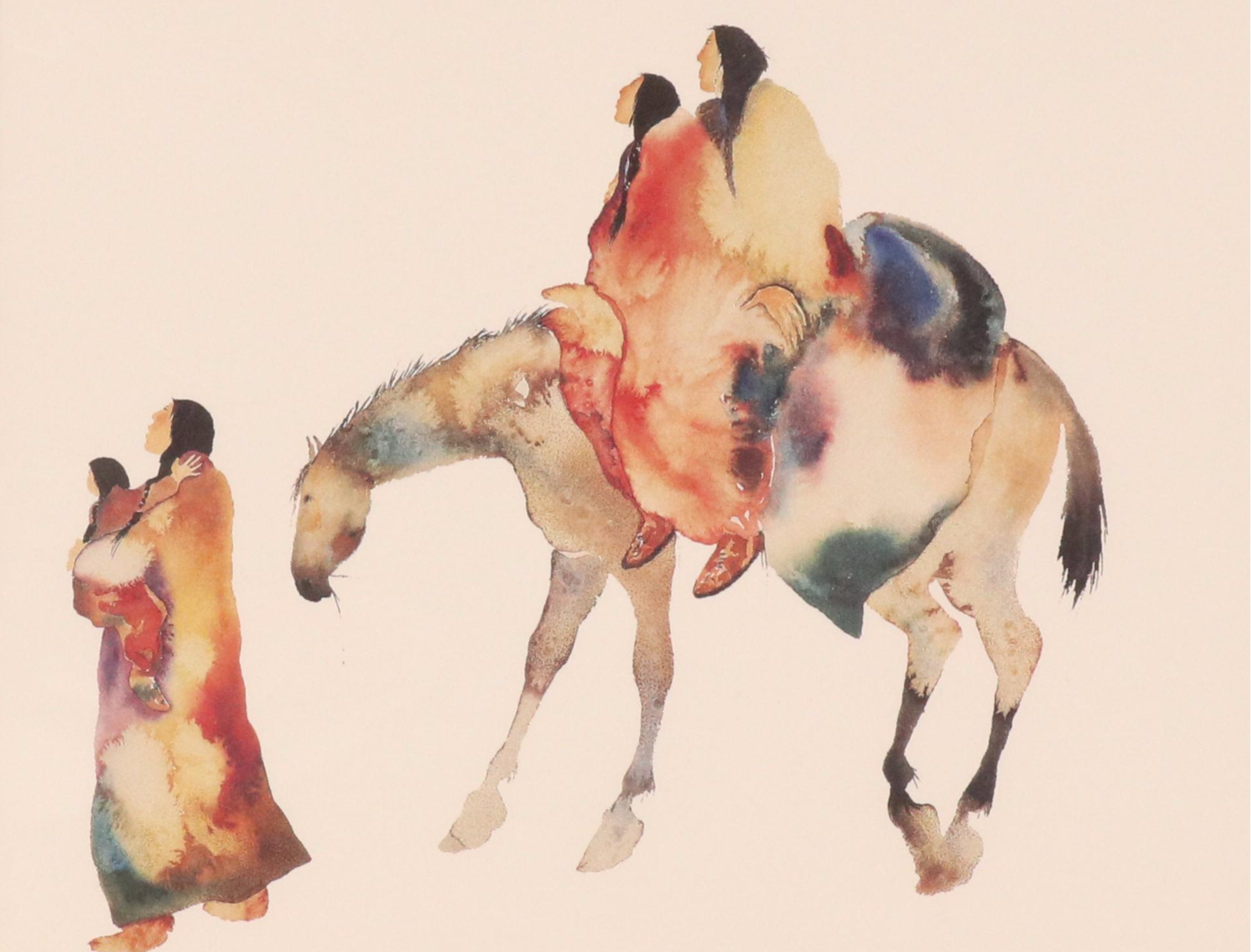 Offset Lithographs After Carol Grigg "Flight" and More Paintings, Circa 2001